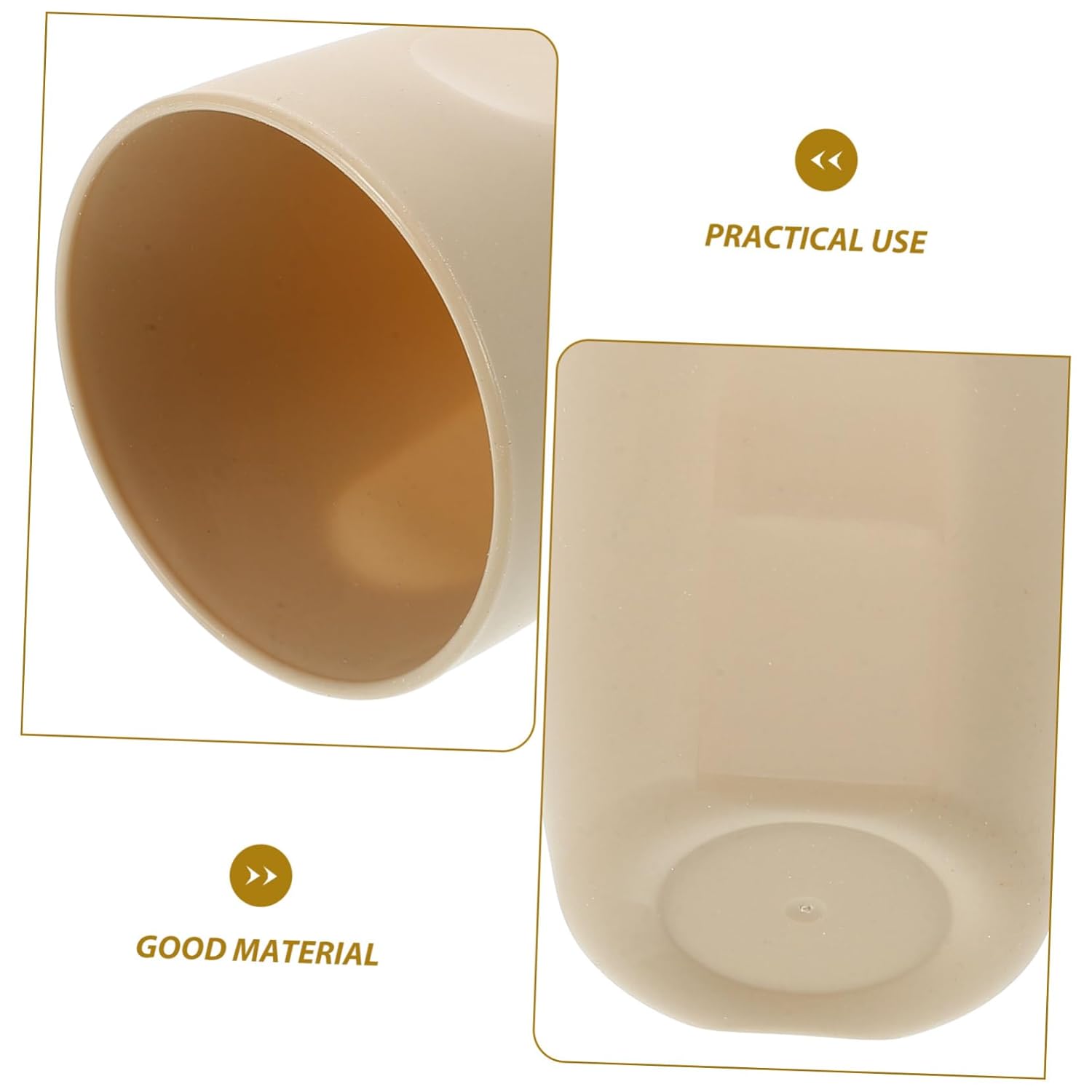 TOVINANNA Portable Toothbrush Cup with Minimalist Design