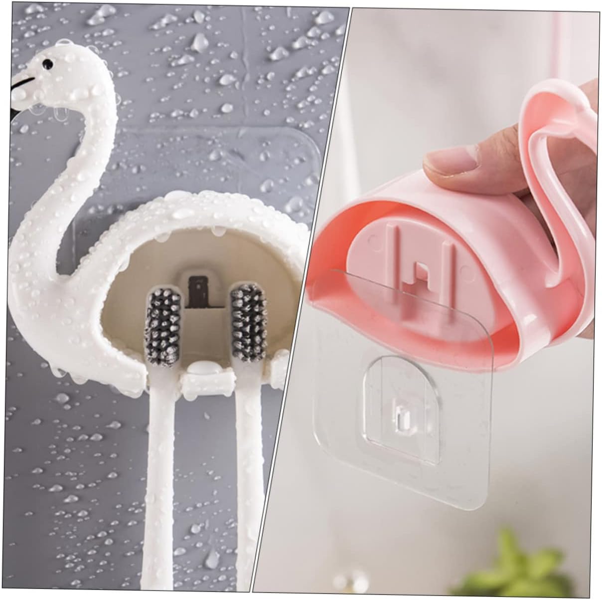 Anneome 2pcs Suction Cup Wall Toothbrush Holder 1