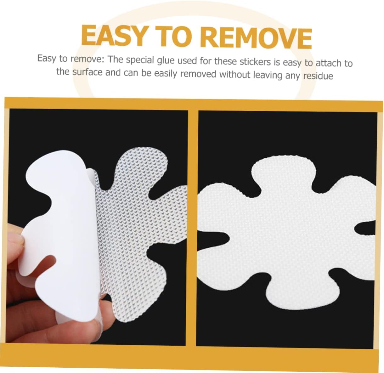 12pcs Flower Non-Sticker Bathtub Floor Decals