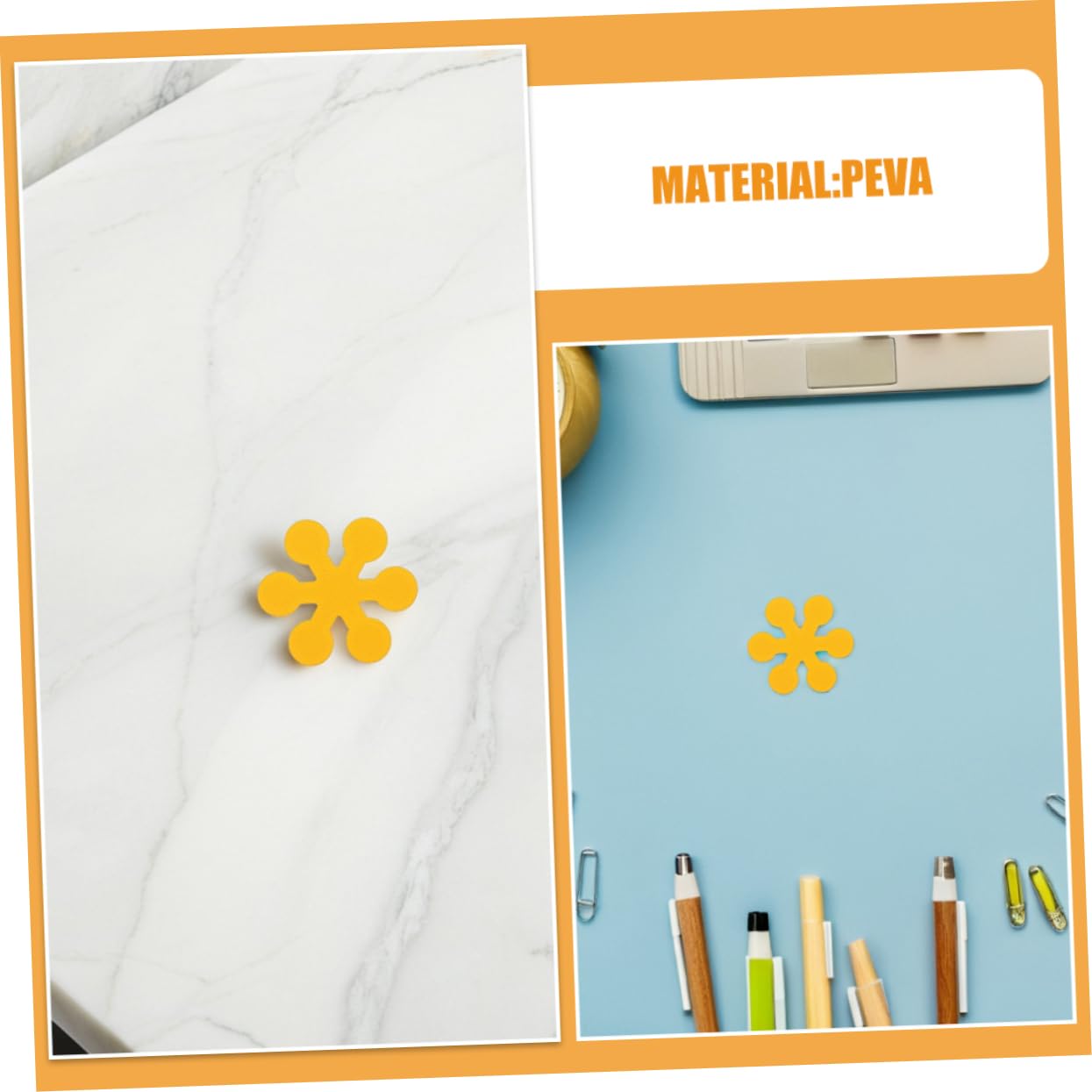12pcs Snowflake Flower Bathtub Stickers
