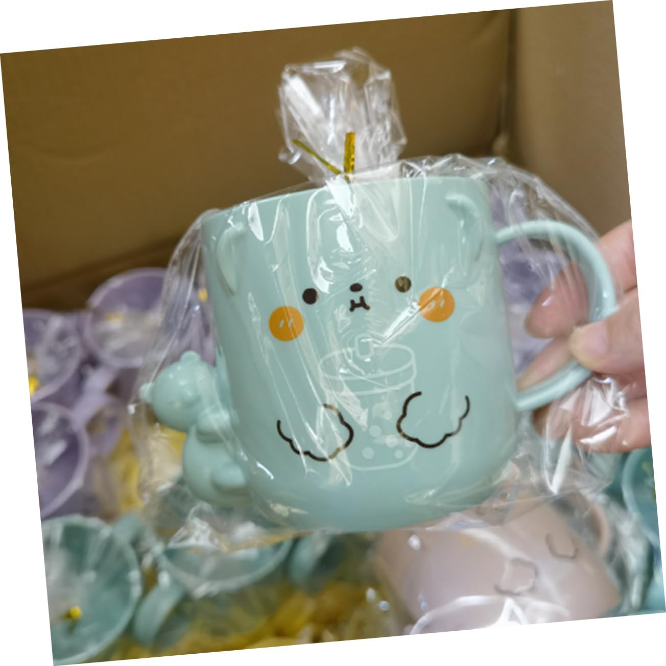 PRETYZOOM Cartoon Mouthwash Cup for Kids