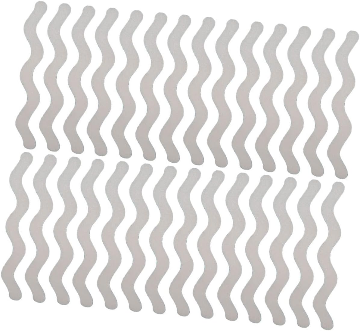36Pcs S Shape Non-Slip Bathtub Stickers for Safety