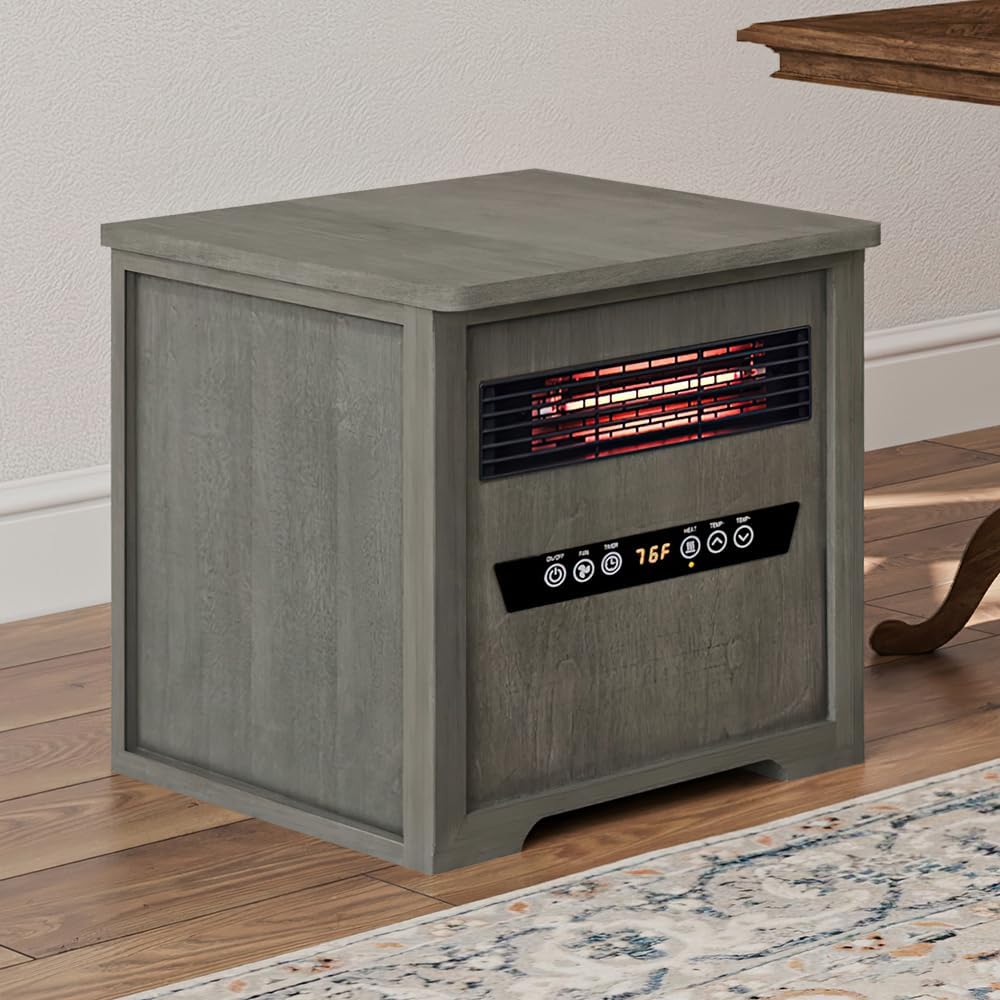 Country Living 1500W Infrared Space Heater with Timer and Remote Control