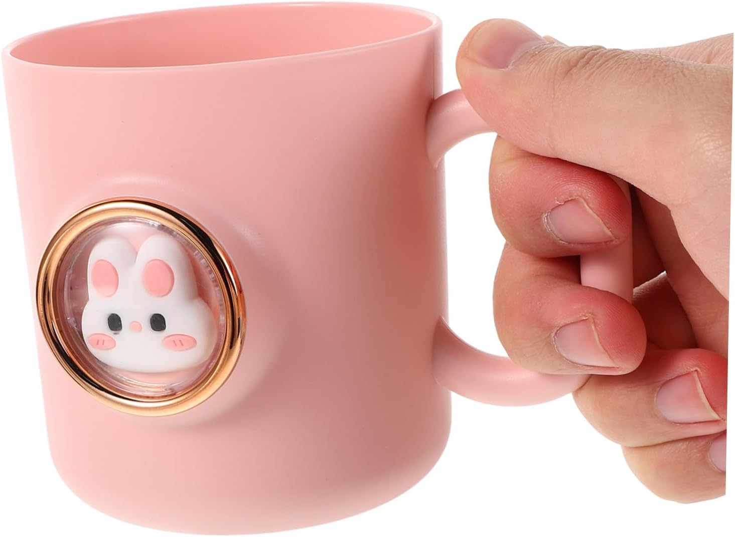 PartyKindom Cute Cartoon Animal Toothbrush Holder Cup with Handle