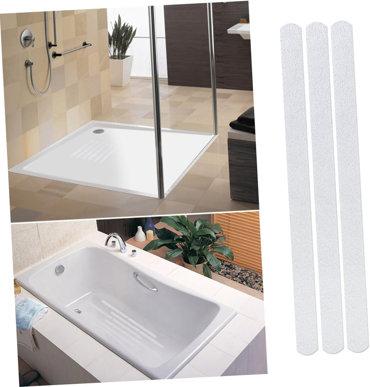 Unomor 24pcs Anti-Slip Stickers for Bath Safety