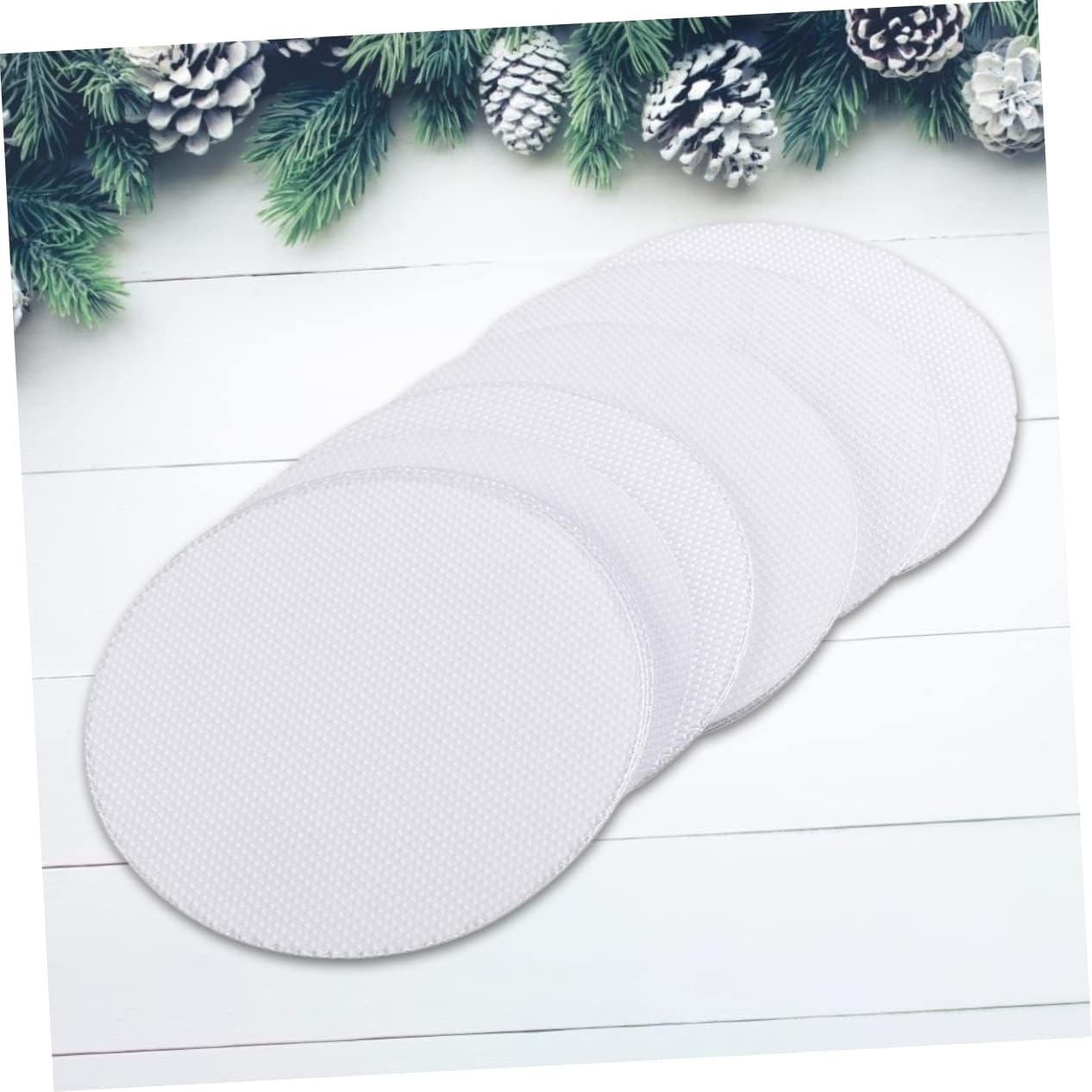 Alipis Anti-Slip Tub Stickers 40pcs Round 10cm