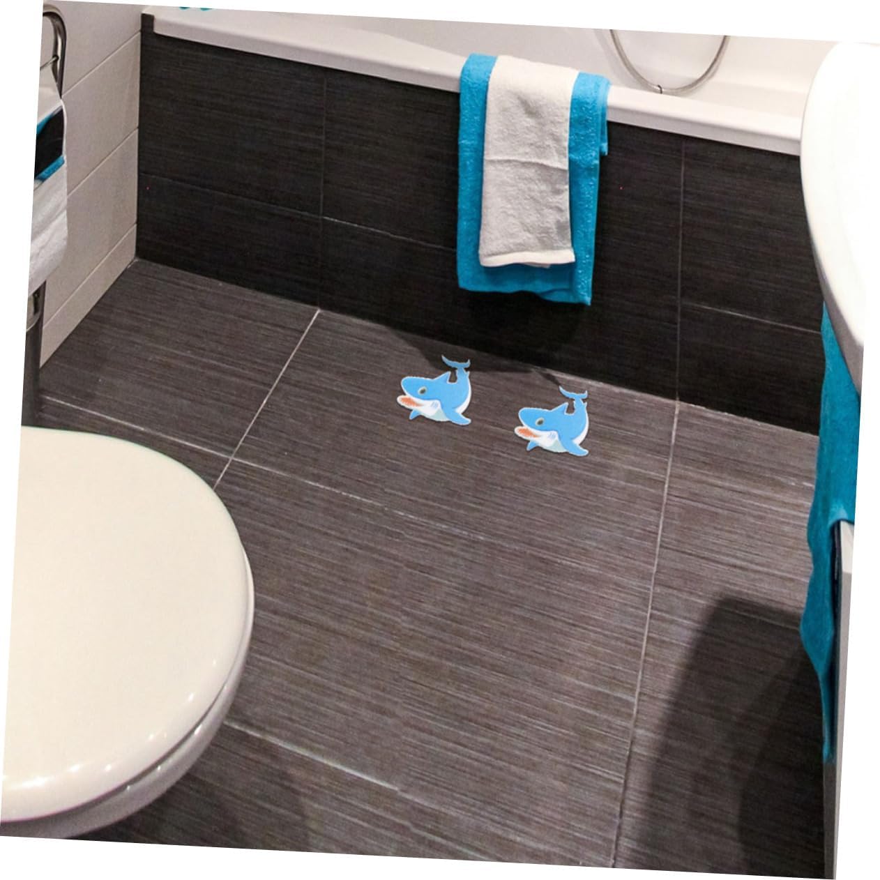 Unomor Anti-Slip Bath Tub Stickers with Animal Design