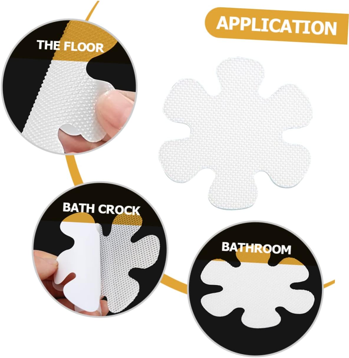 LIFKOME 12pcs Non-Slip Tub Strips Anti-Slip Tape