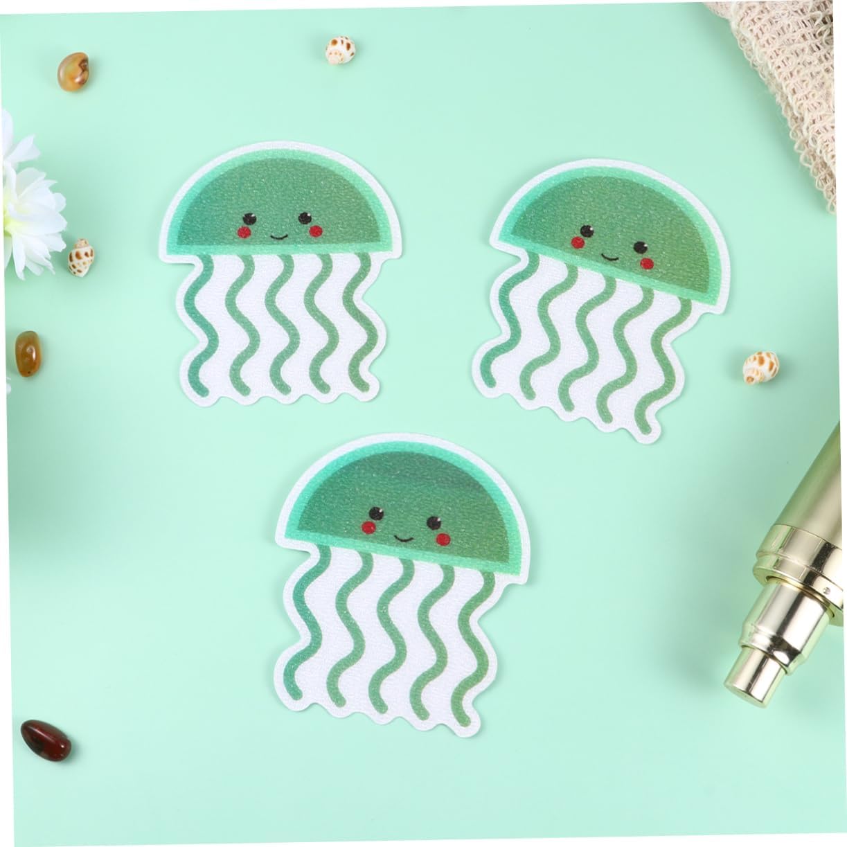 PRETYZOOM Cartoon Sea Creature Bathtub Stickers