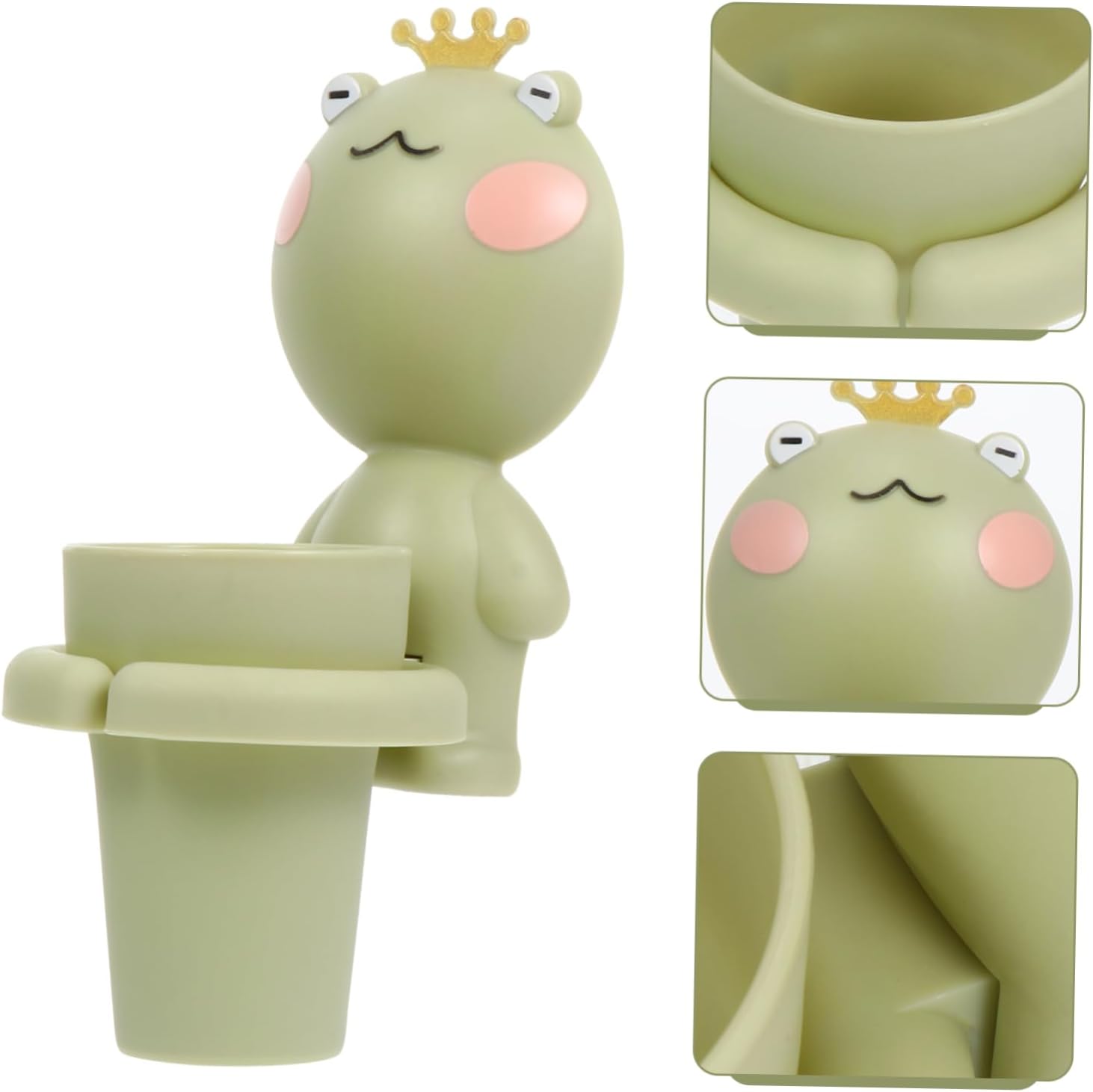 Cartoon Toothbrush Cup Holder Wall Mount for Boys