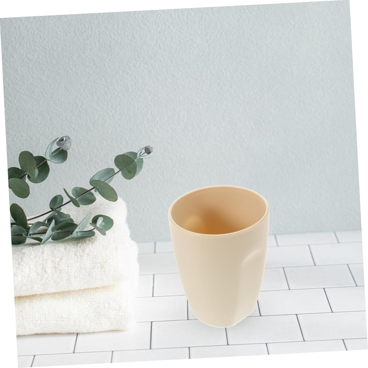 TOVINANNA Portable Toothbrush Cup with Minimalist Design
