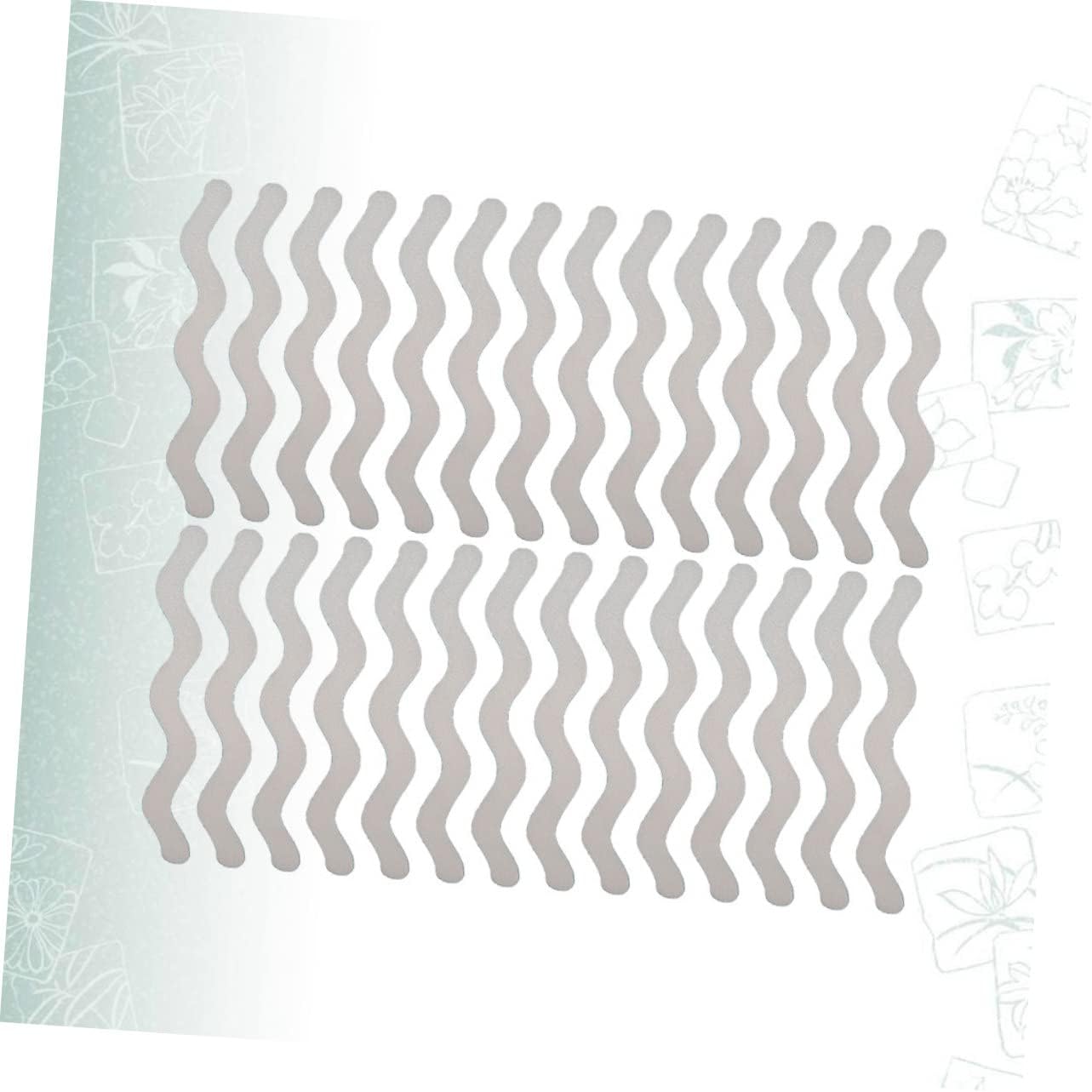 RORPOIR 36pcs S-Shape Anti-Slip Bathtub Stickers