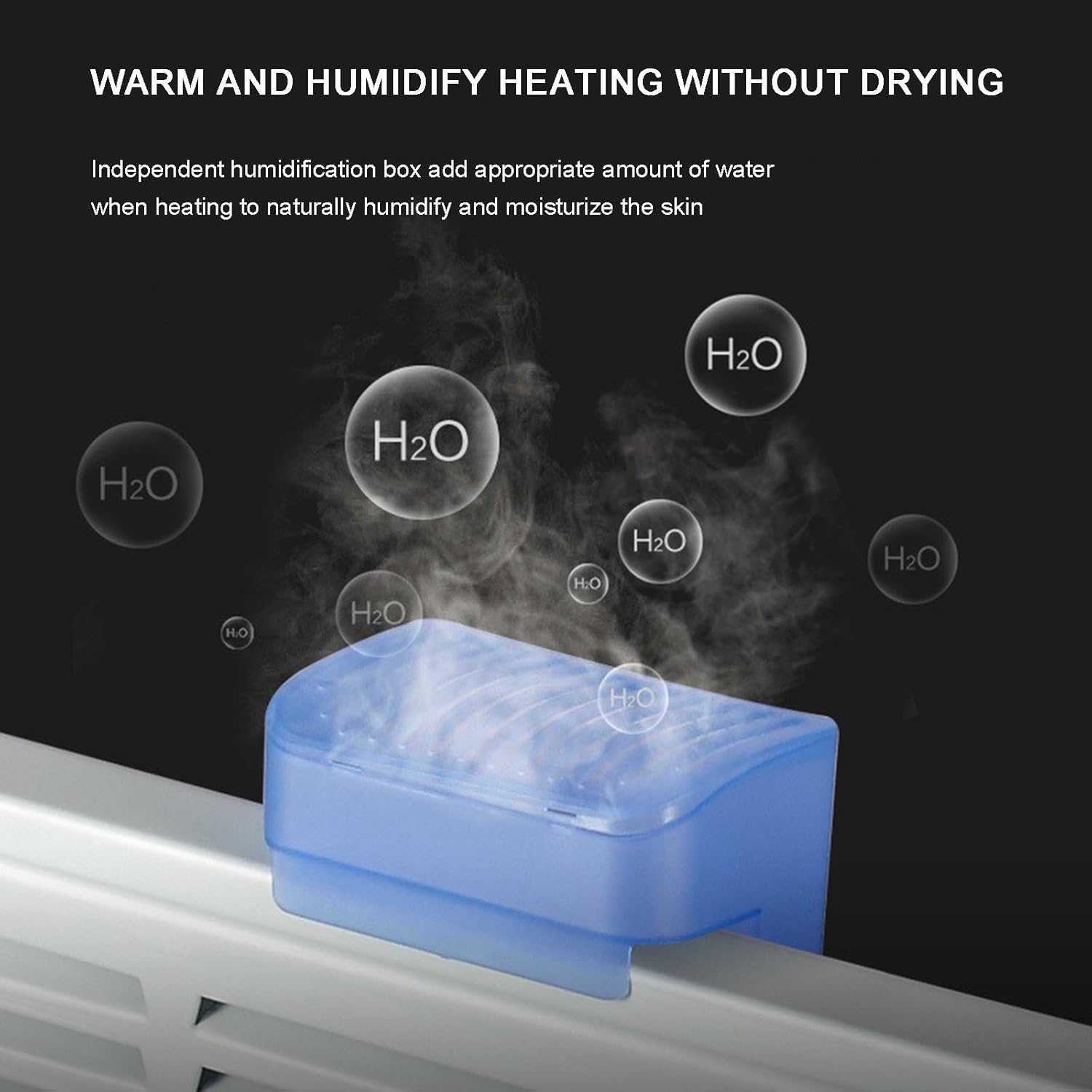 Wall Mounted Convection Electric Heater with Humidifier