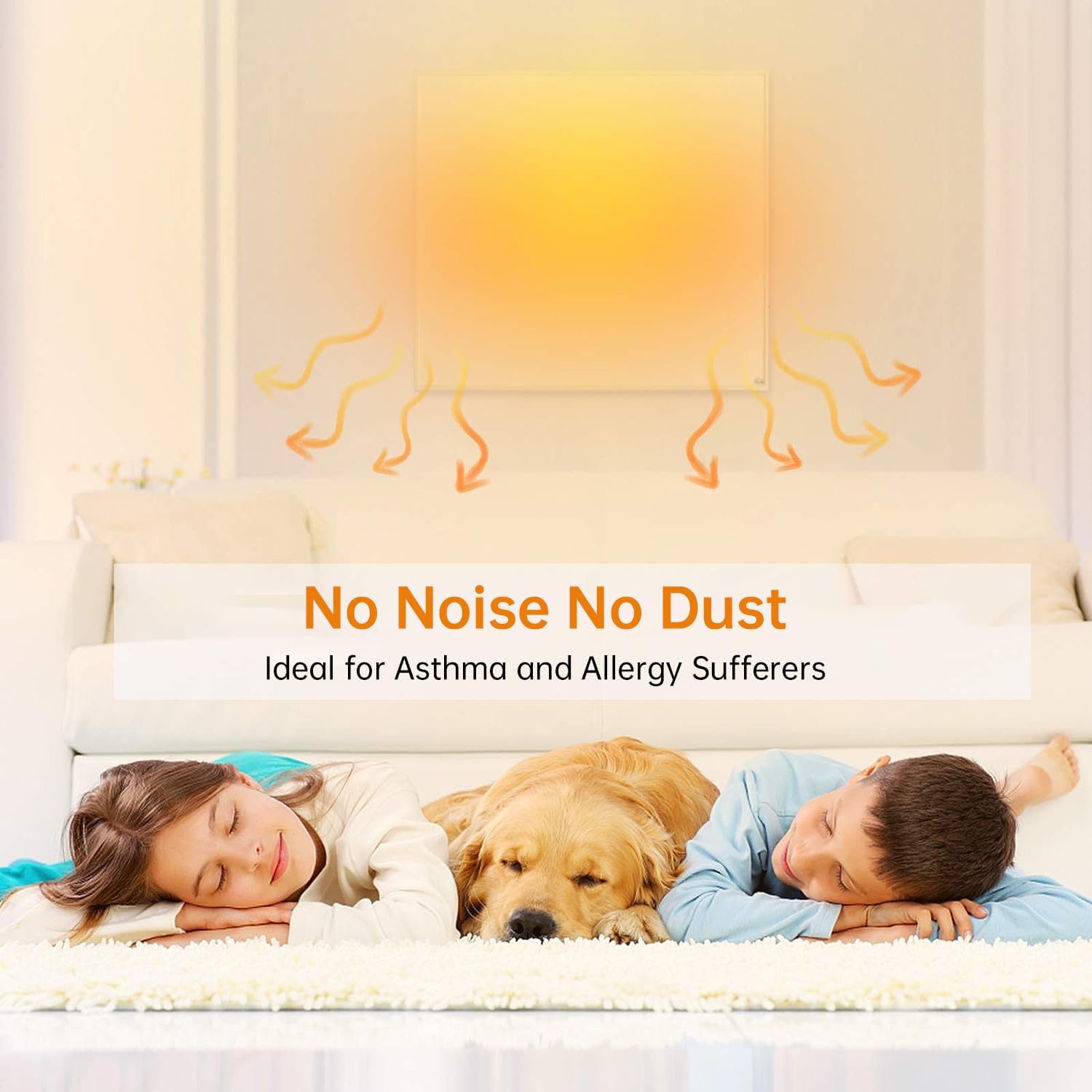 NORRUK Wall-Mounted 500W Space Heater Panel