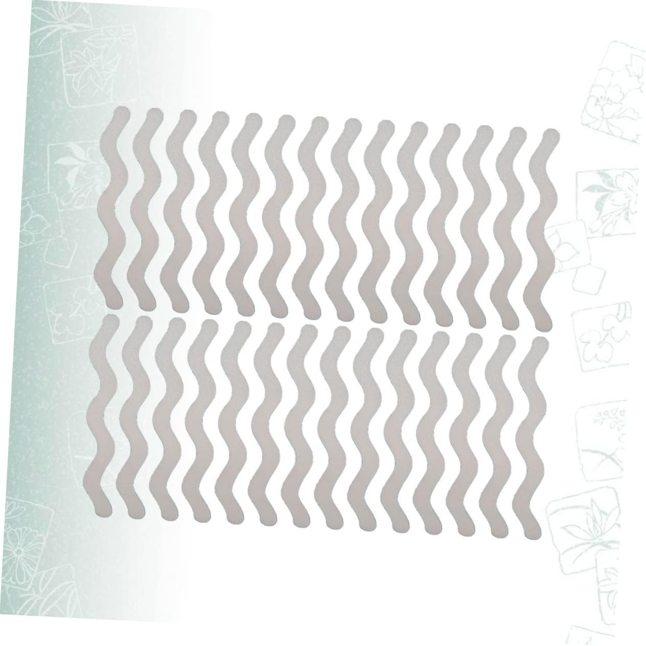 SHOWERORO S Shape Bathtub Stickers 36pcs Anti-Slip Safety Strips