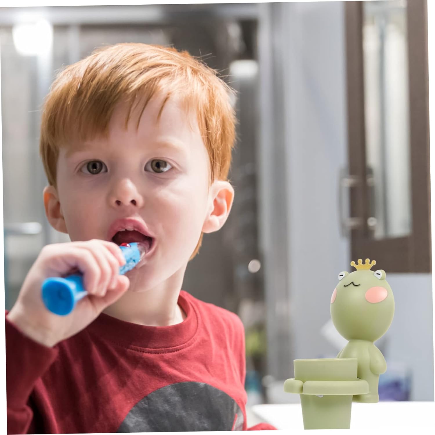 Holibanna Wall-Mounted Toothbrush Cup Holder for Boys and Girls