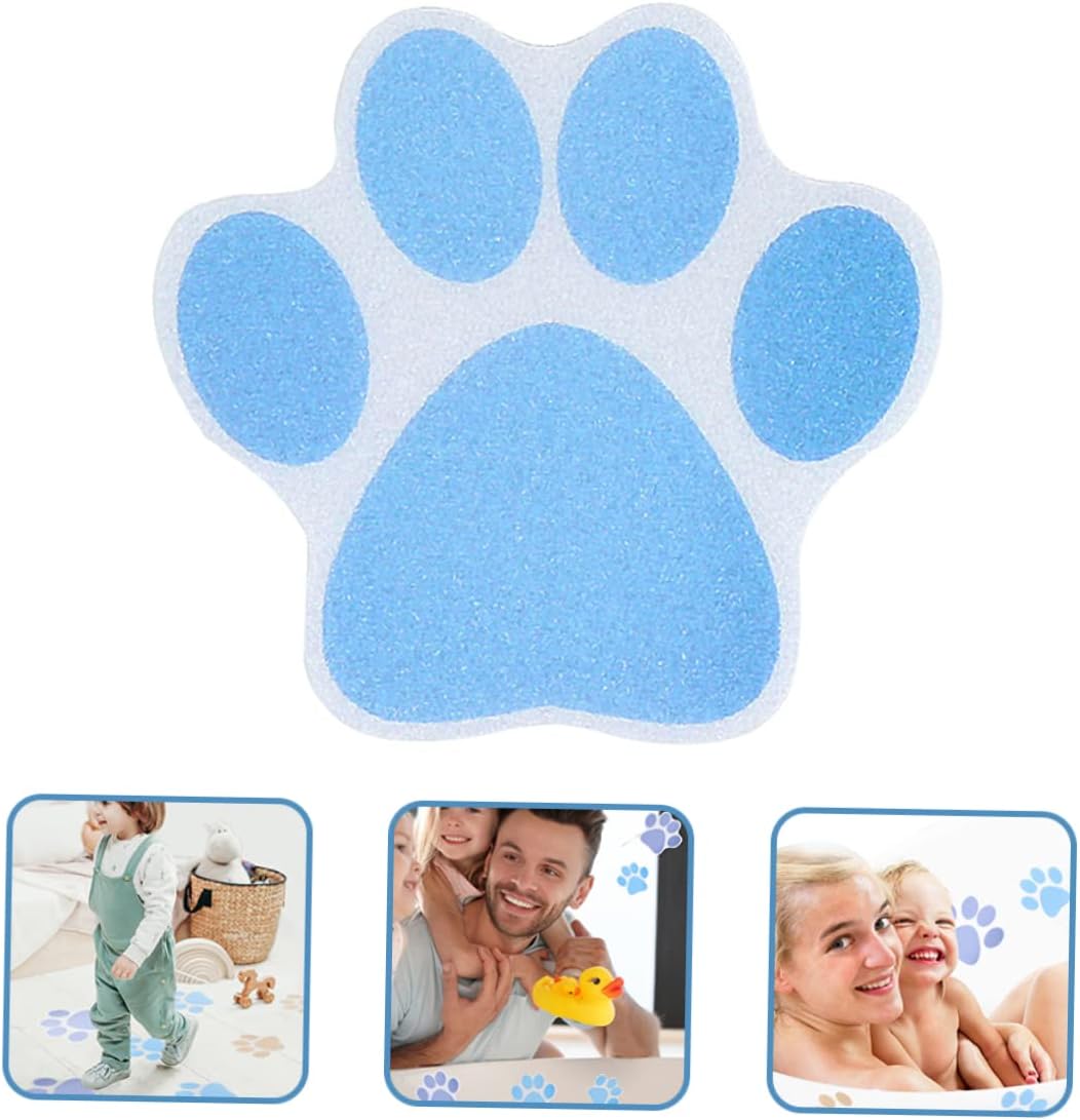 BUGUUYO 10pcs Cartoon Dog Paw Bathtub Decals