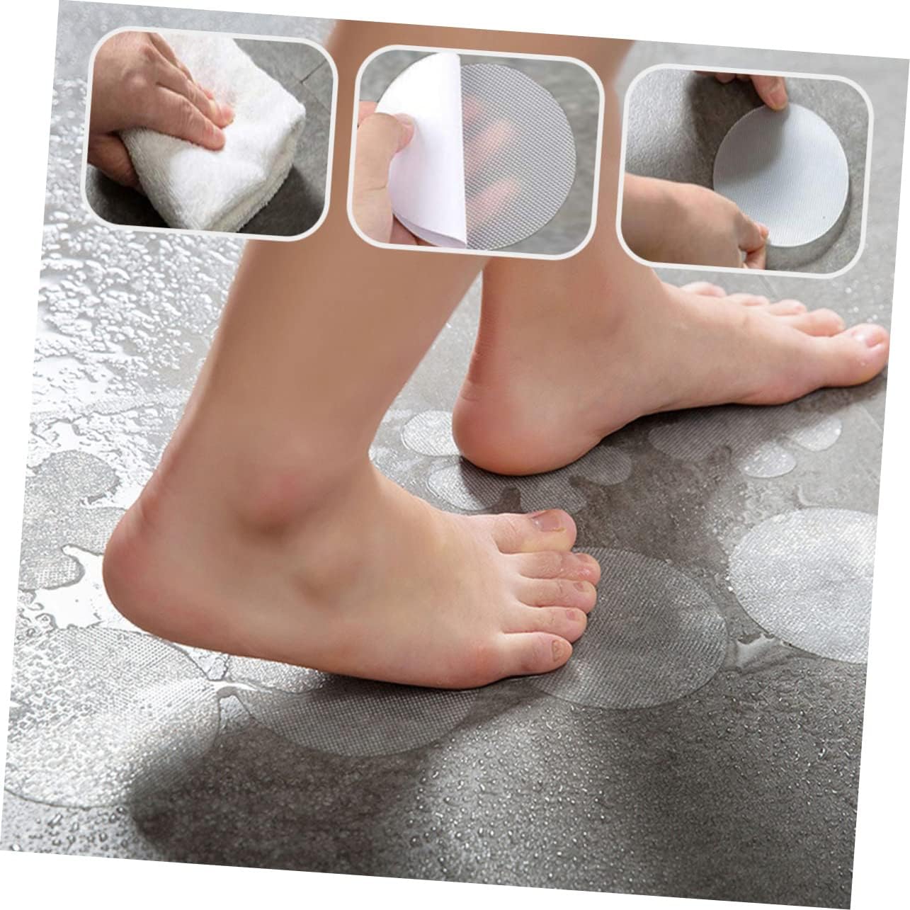 Zerodeko Non-Slip Bath Stickers for Safety