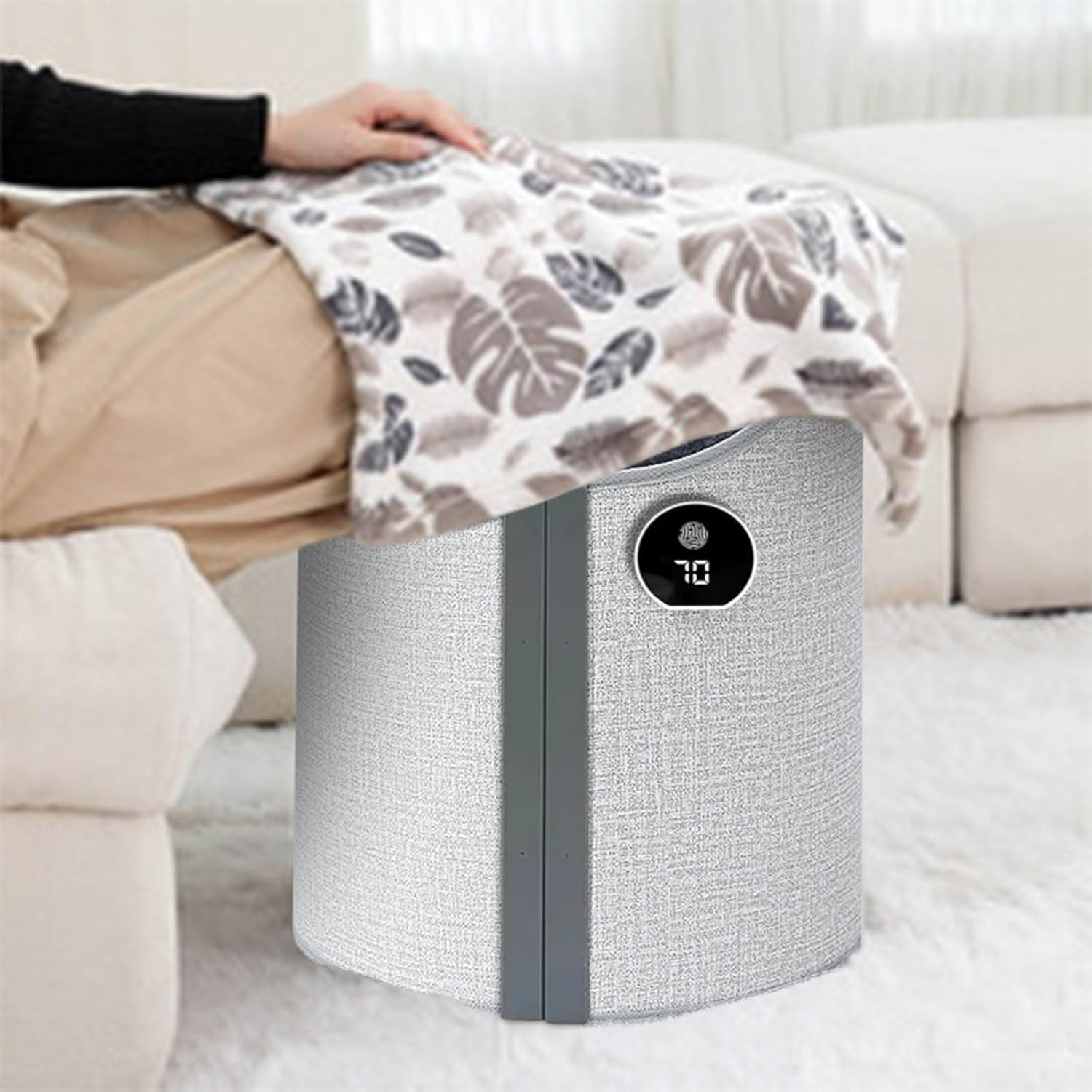 Quiet Electric Foot Warmer for Office and Home