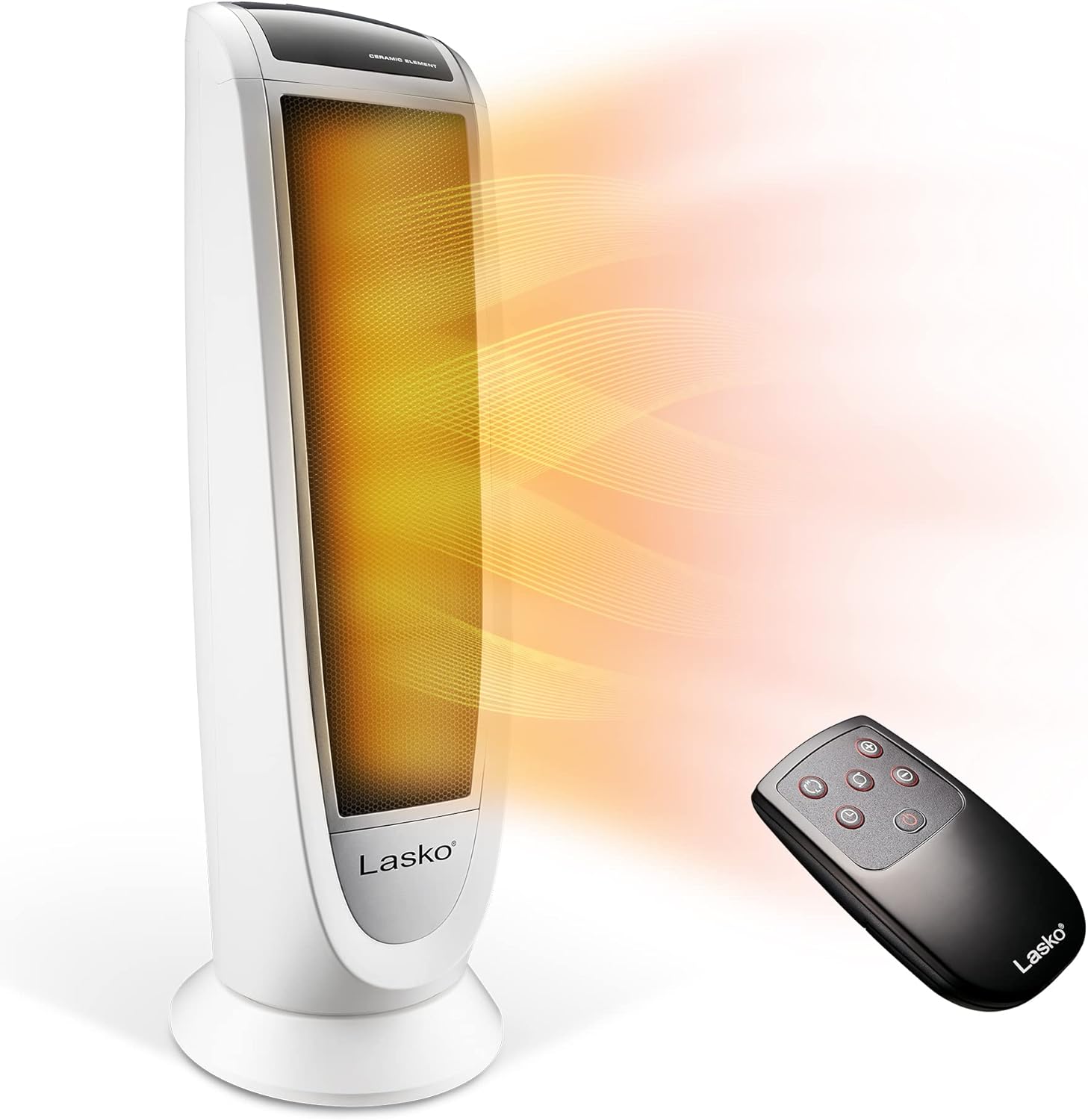Lasko Oscillating Digital Ceramic Tower Heater White 2275 Inches
