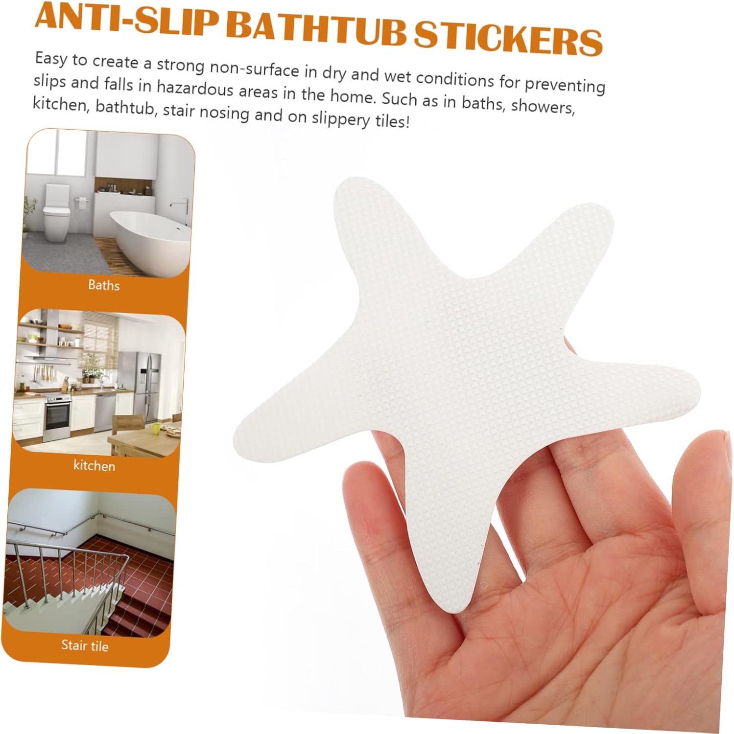 20pcs Anti-Slip Cartoon Bathtub Stickers for Boys and Girls
