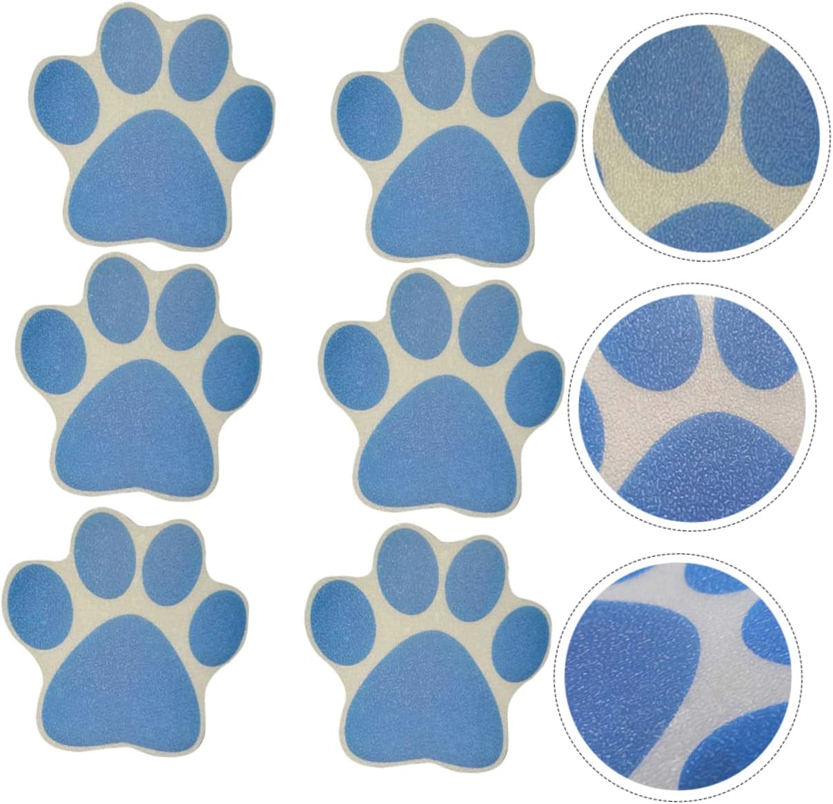 PRETYZOOM 6Pcs Cartoon Bathtub Stickers Non-Slip Adorable Bath Decals