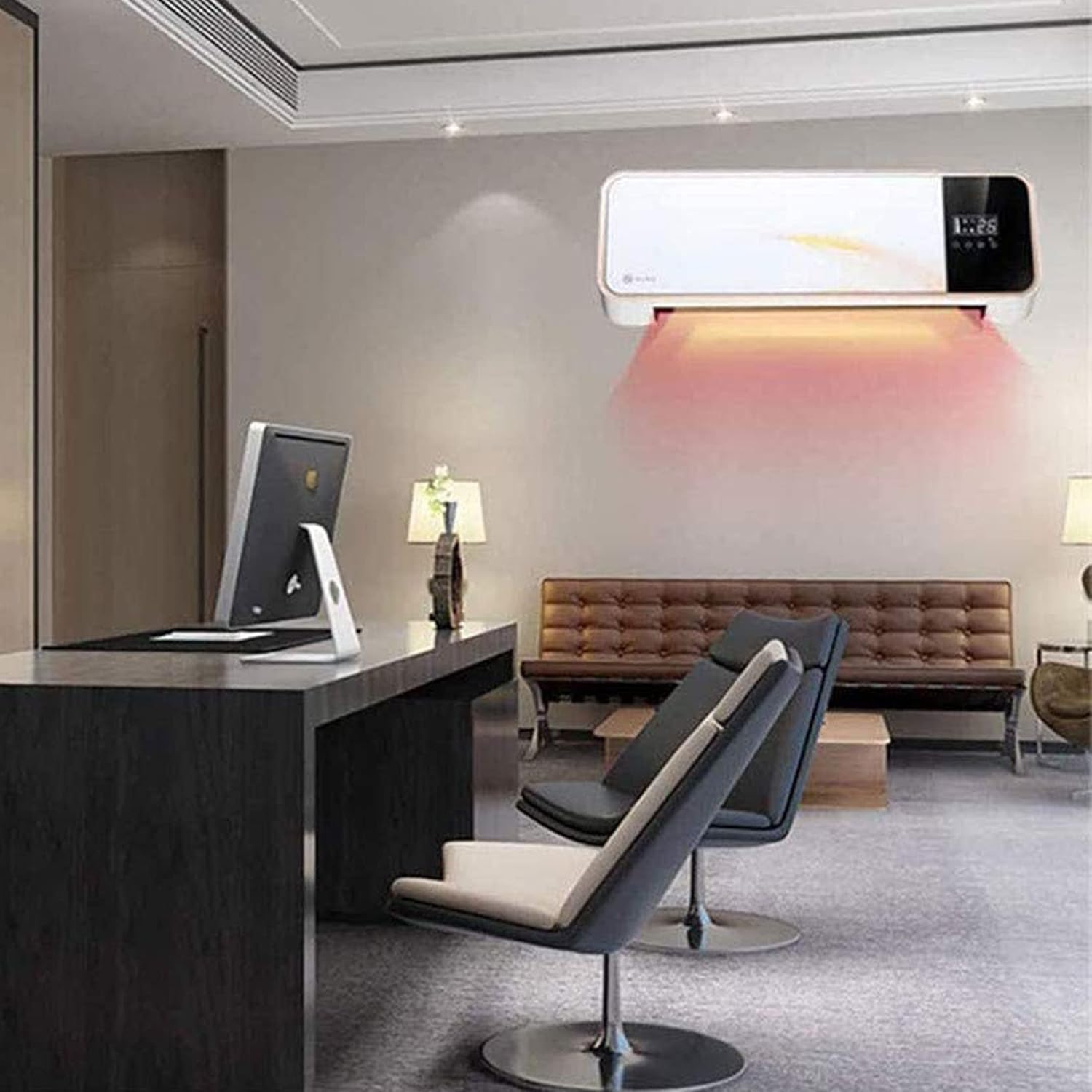 YXJPP Wall Mounted Air Conditioner Heater with Timer