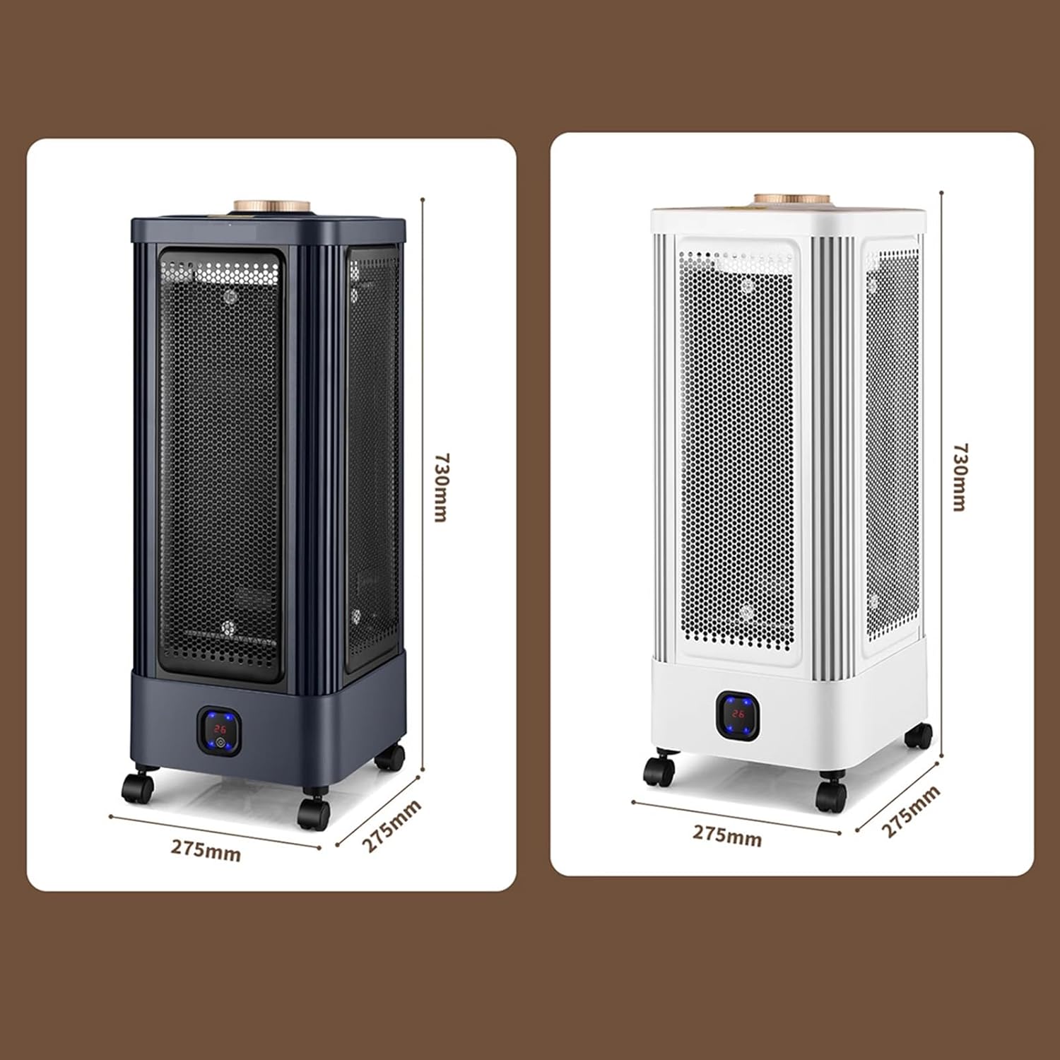 GAMAK 220V Electric Heater with Timer and Remote Control