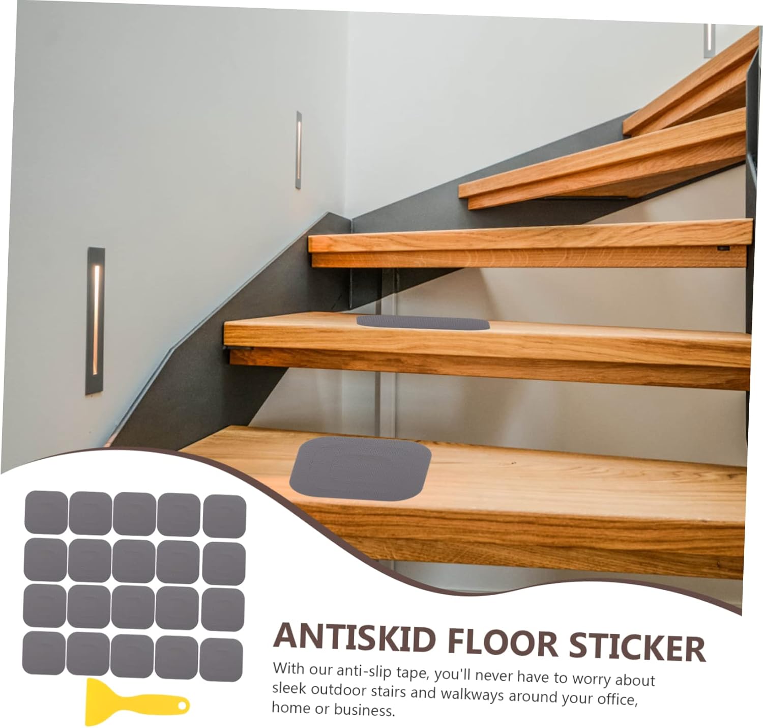 HOLIDYOYO 20pcs Anti-Slip Bathtub Stickers for Bathroom Safety