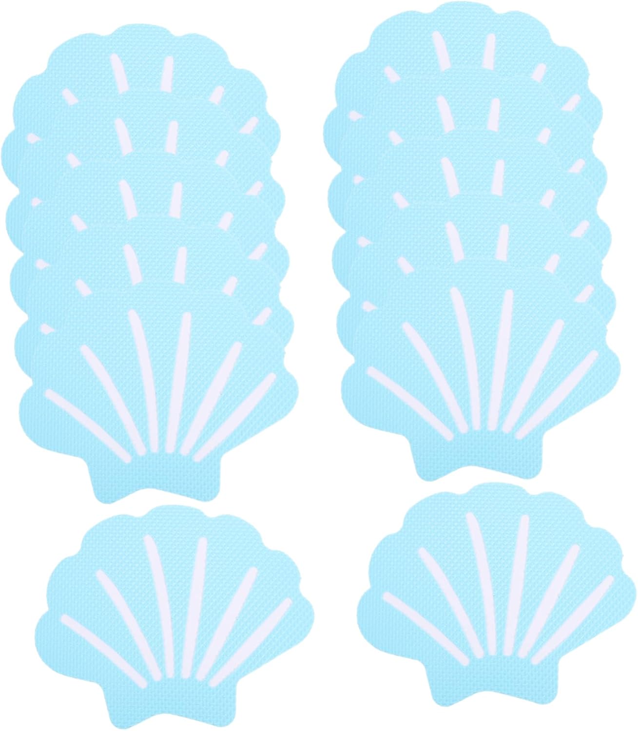 Happyyami 12Pcs Shell Shape Non Skid Bathtub Decals