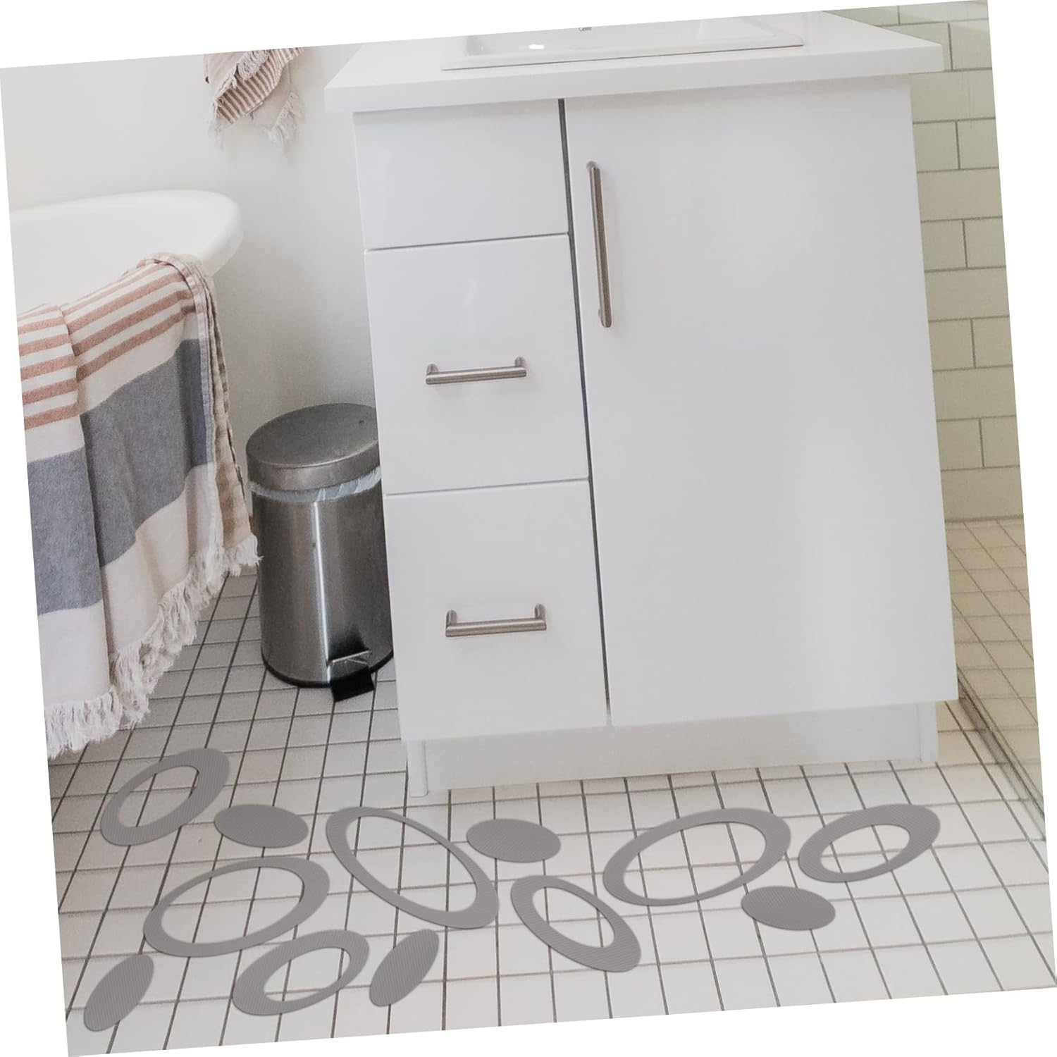 Ciieeo Non-Slip Bath Stickers 20pcs Easy to Remove