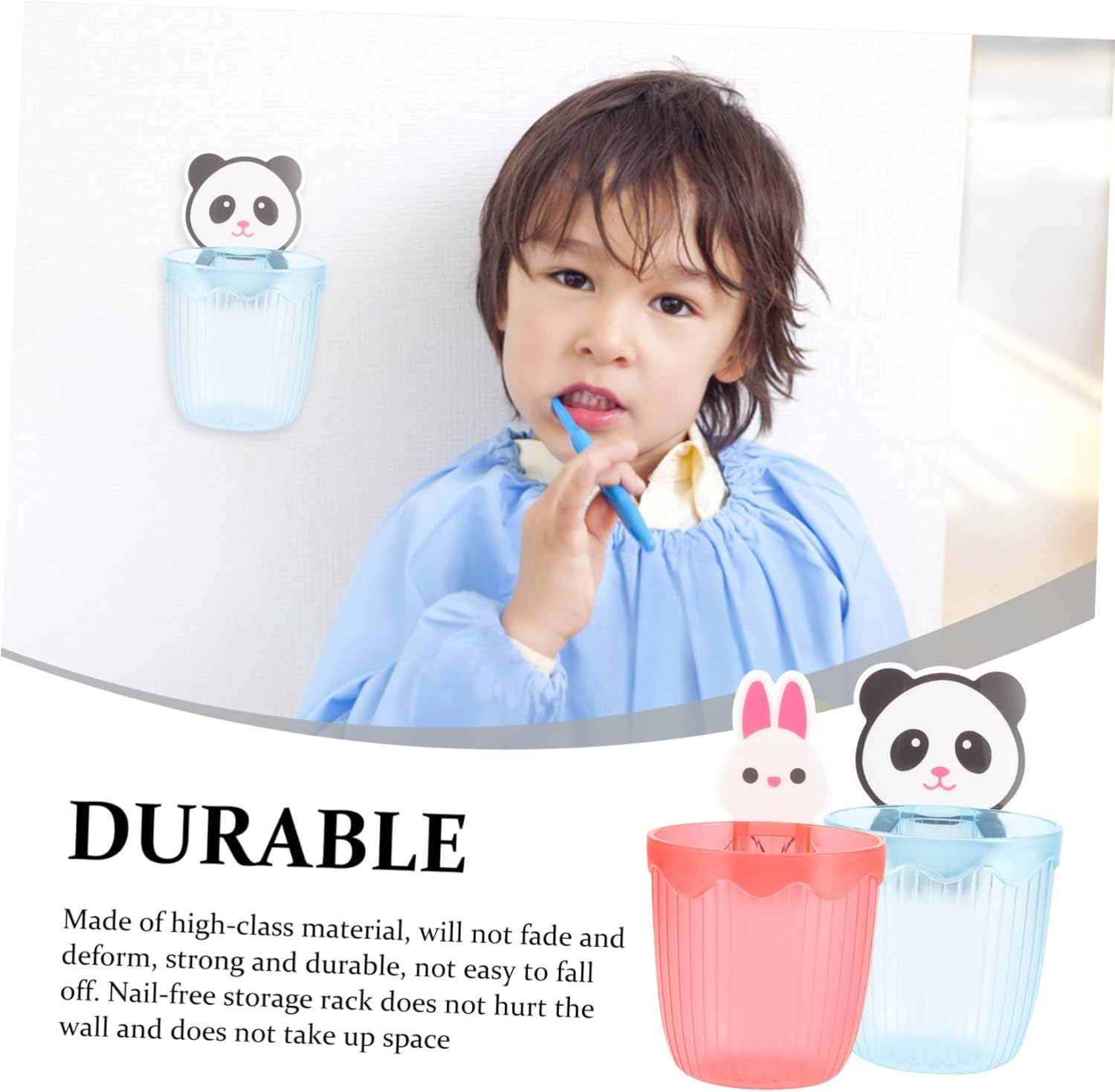 SUPVOX 2pcs Wall Toothbrush Holder Holder
