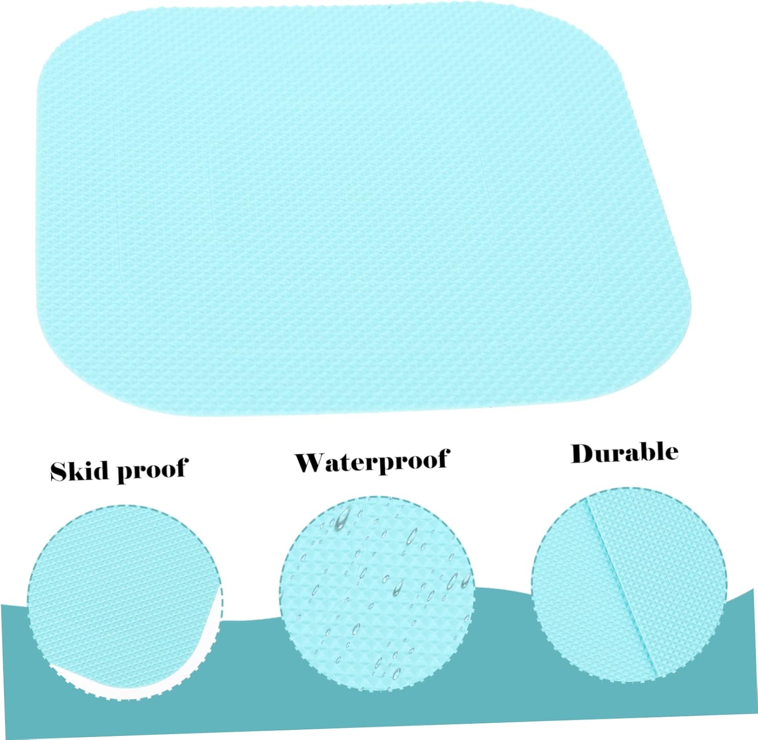 36Pcs Blue Non-Slip Bathroom Stickers for Safety 1