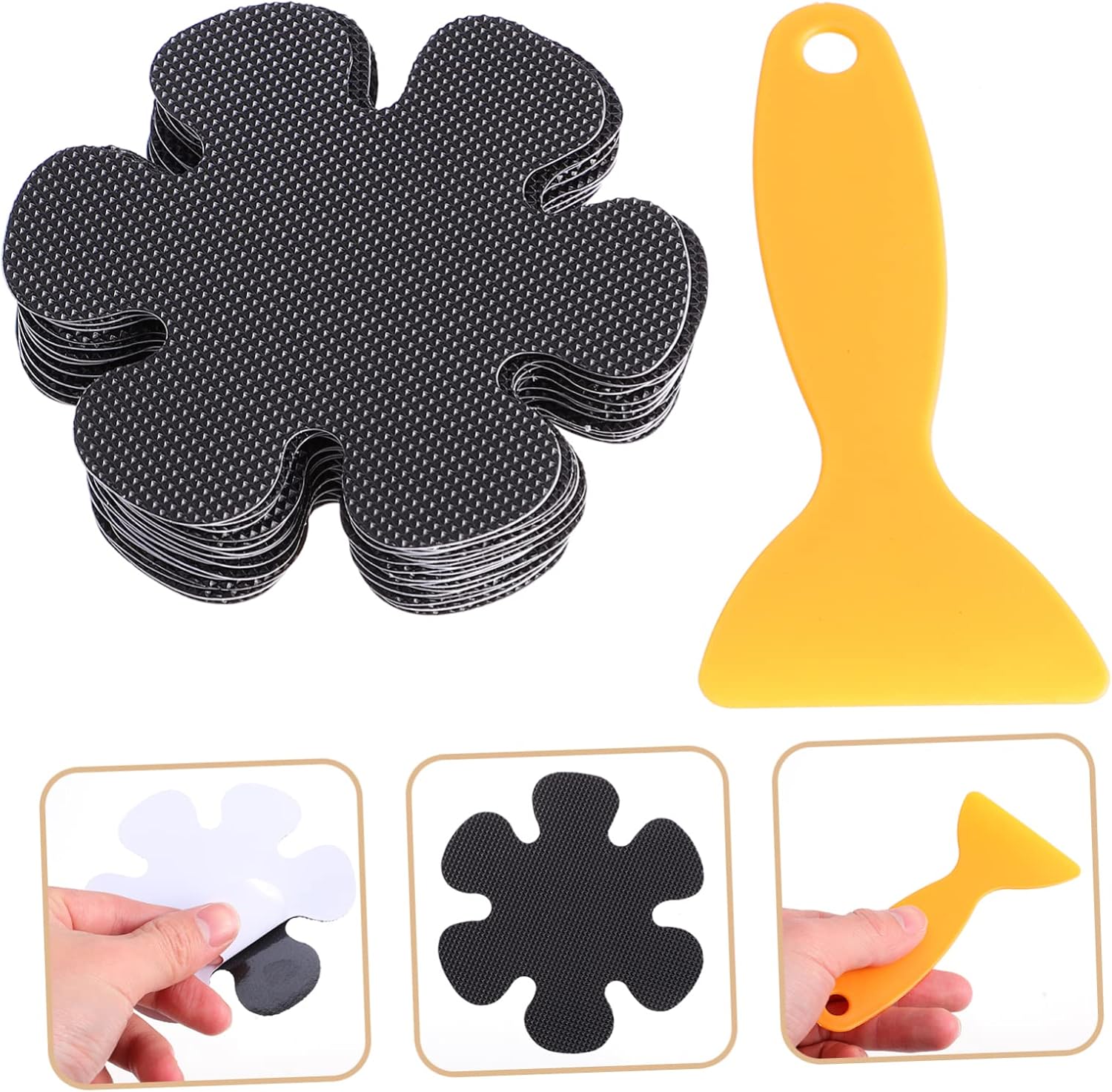 Alipis 20pcs Non-Slip Bath Tub Stickers for Smooth Floors