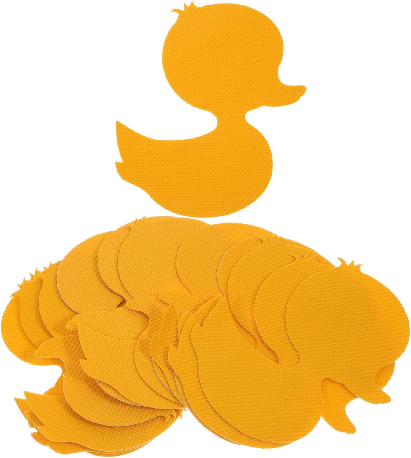 Hohopeti 12pcs Yellow Bath Stickers Non-Slip Safety Decor