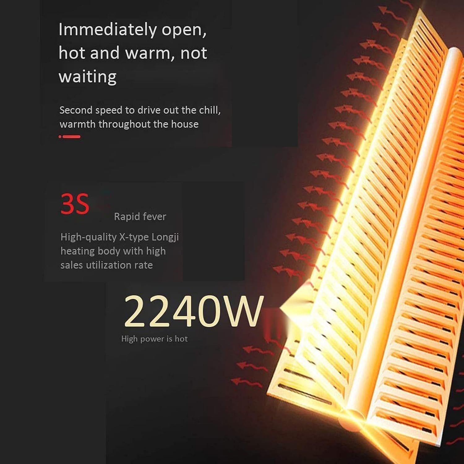 WANGFENG Smart Electric Baseboard Heater with Convection