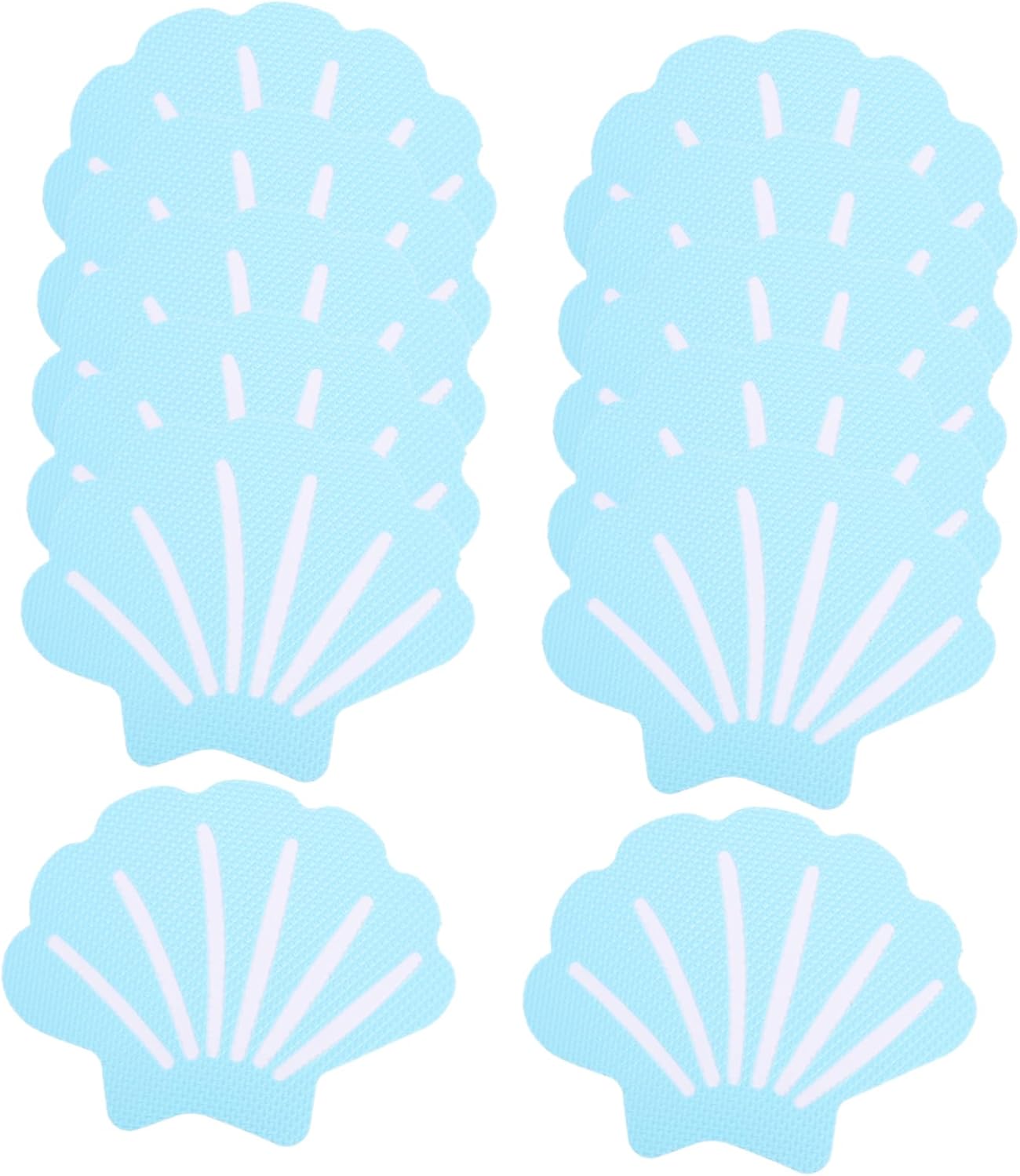 12 Pcs Shell Design Non-Slip Bath Tub Stickers 1
