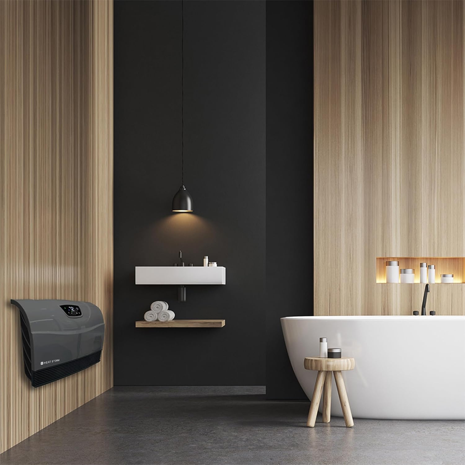 Heat Storm 1500 Watt Infrared Wall Heater with Wi-Fi
