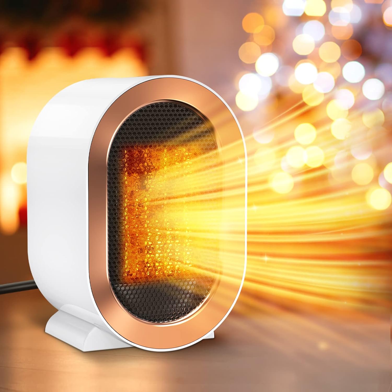 Tiptop Home 2023 PTC Ceramic Space Heater with Fast Heating and Safety Features