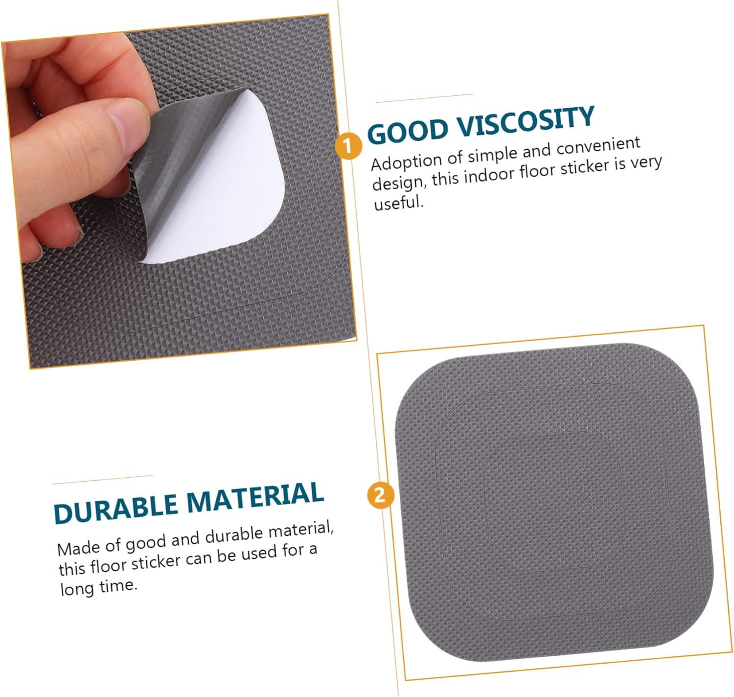 HOLIDYOYO 20pcs Anti-Slip Bathtub Stickers for Bathroom Safety