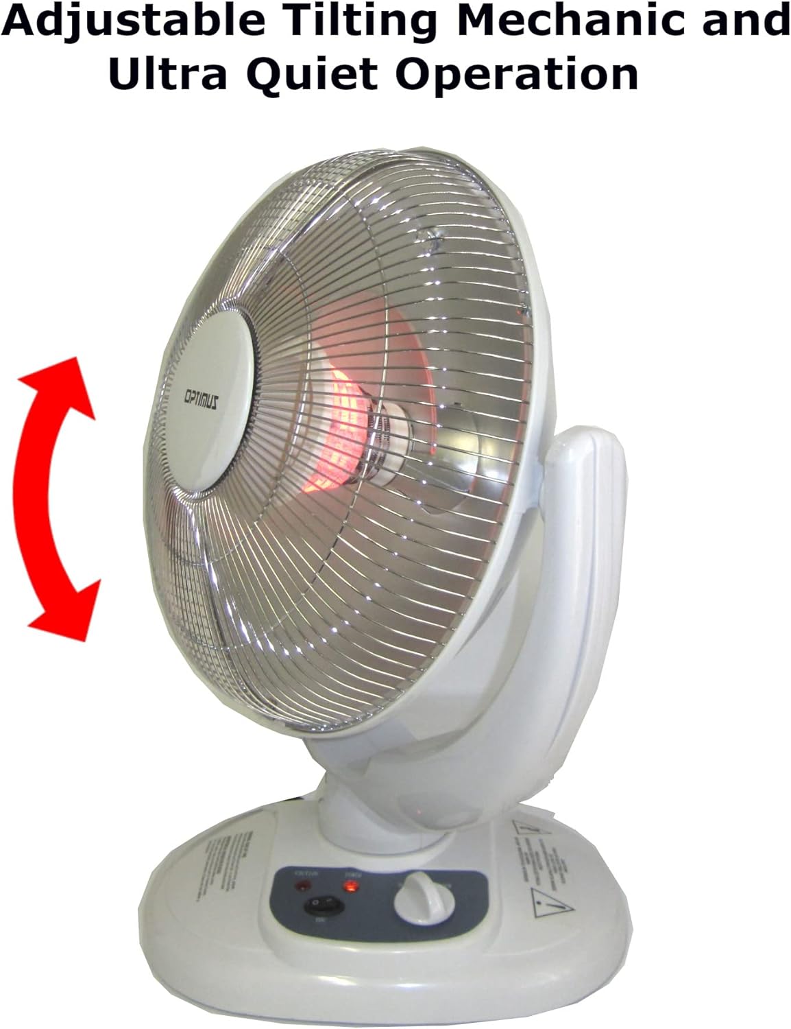 Optimus 14 Inch Oscillation Dish Heater 1