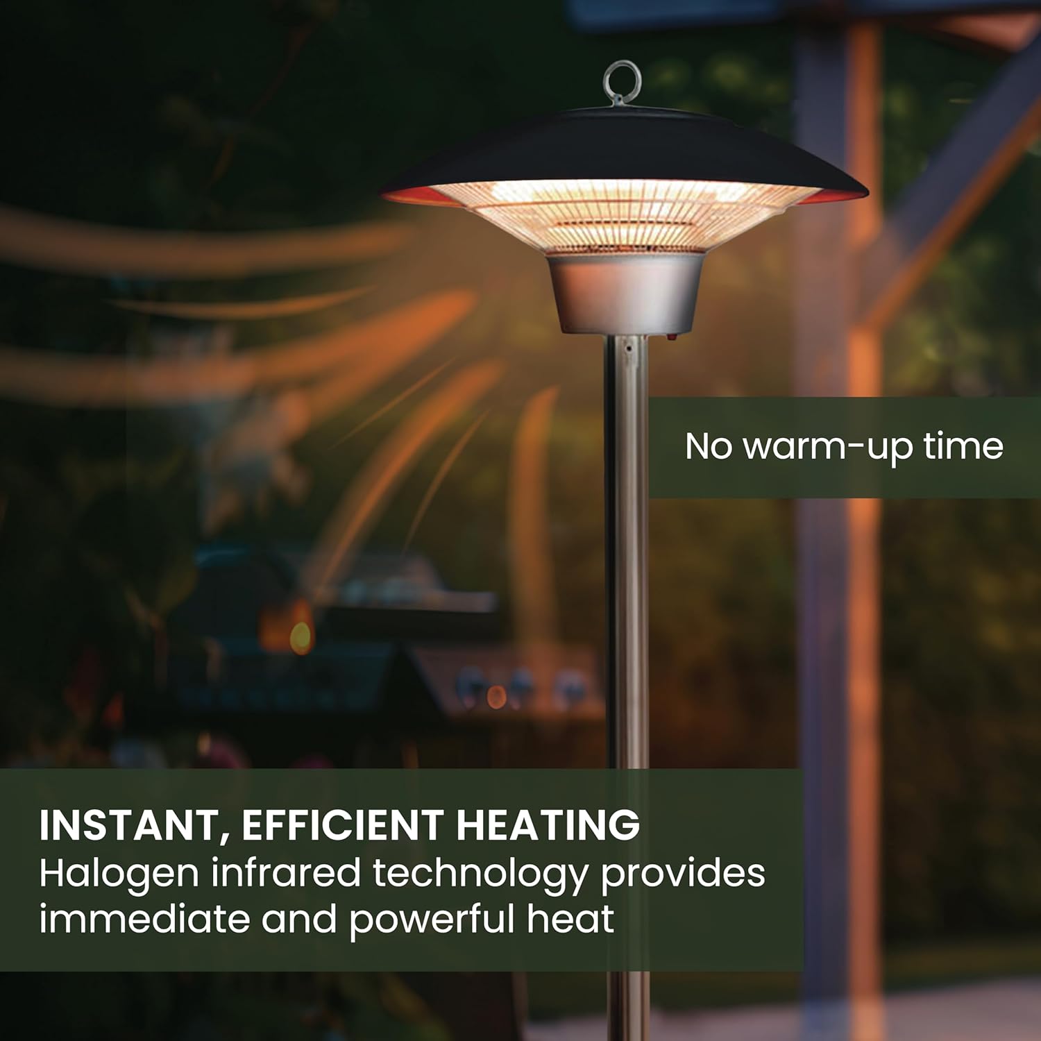 Hanover 68-Ft Portable Infrared Heater Lamp