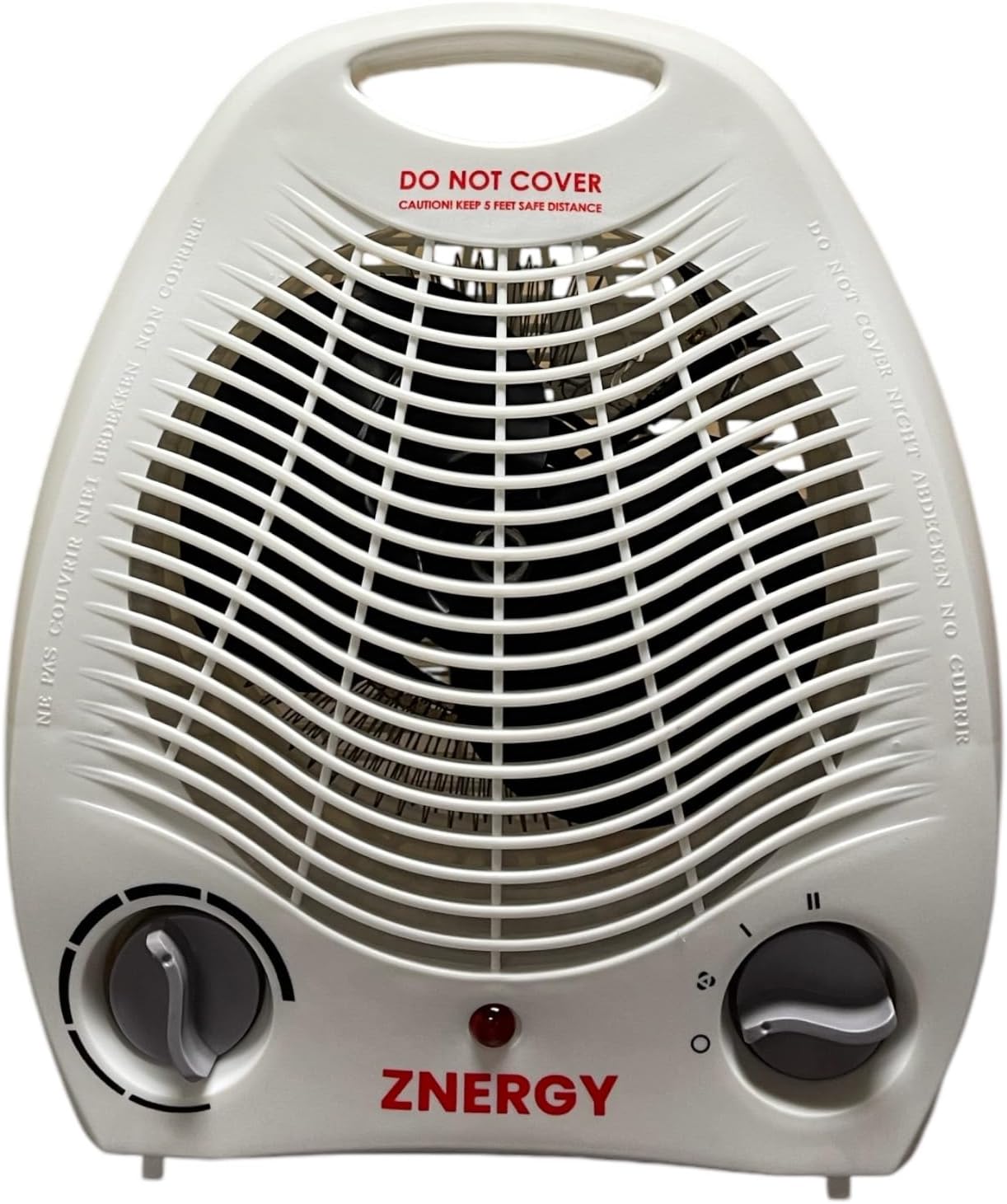 ZNERGY 1500W Fan Heater with 3 Heat Settings