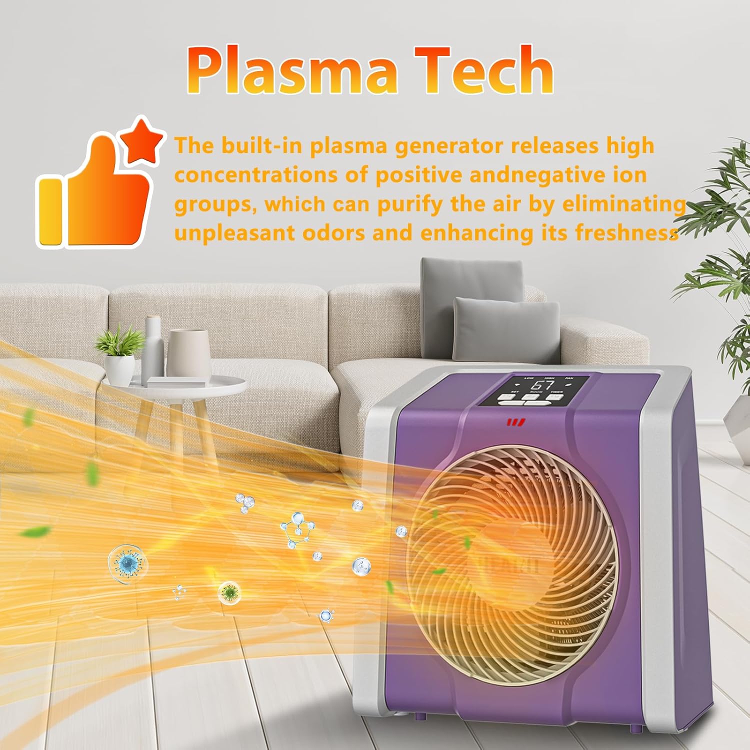 HEATIT Smart Space Heater with Remote and Thermostat 1