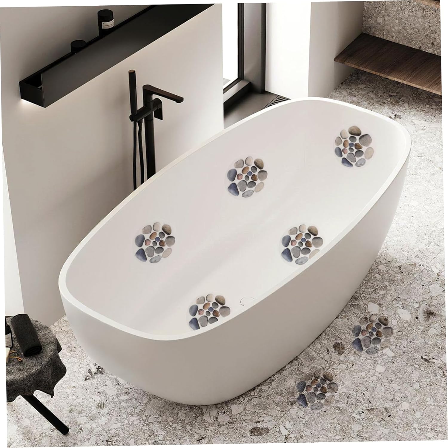 MAGICLULU Non-Slip Bathtub Stickers 8 Pack