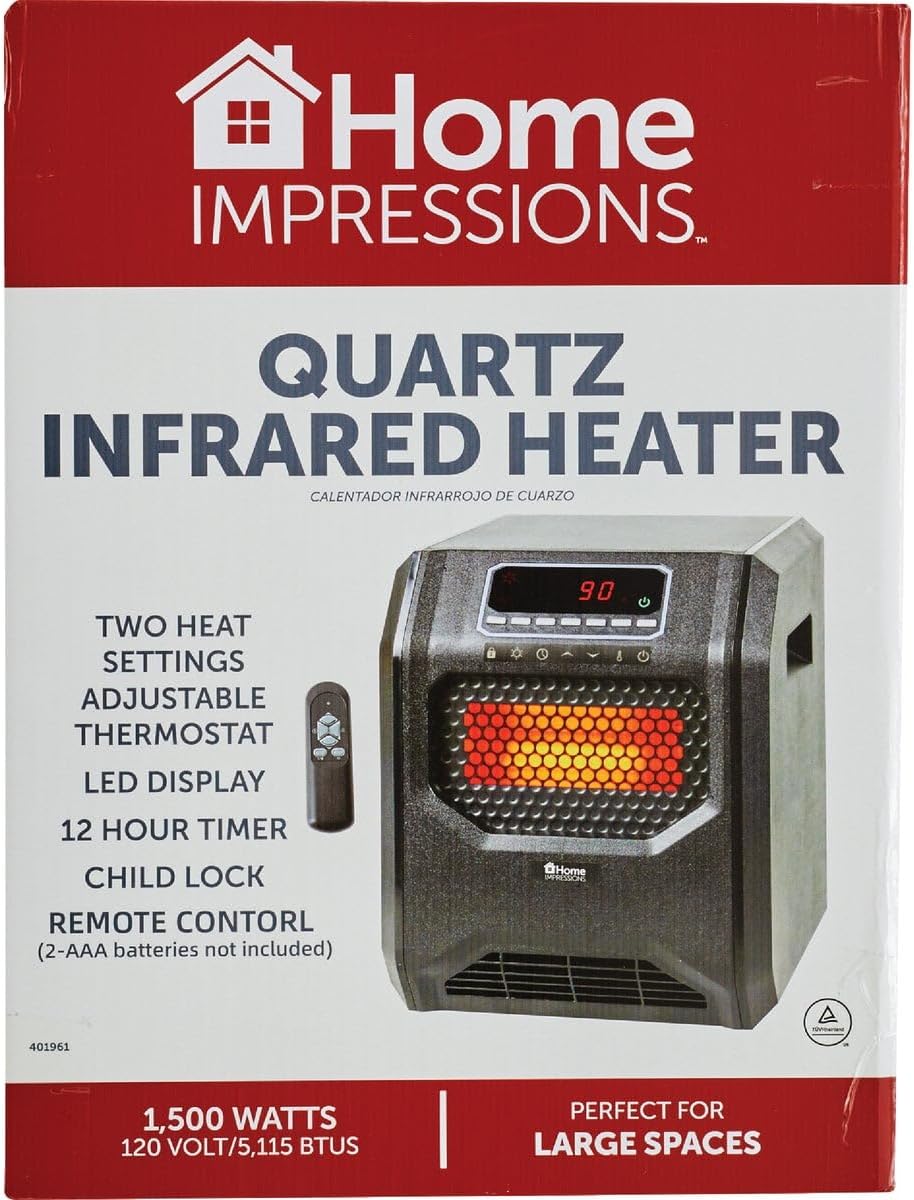 SIM SUPPLY Home Impressions 1500W Quartz Heater