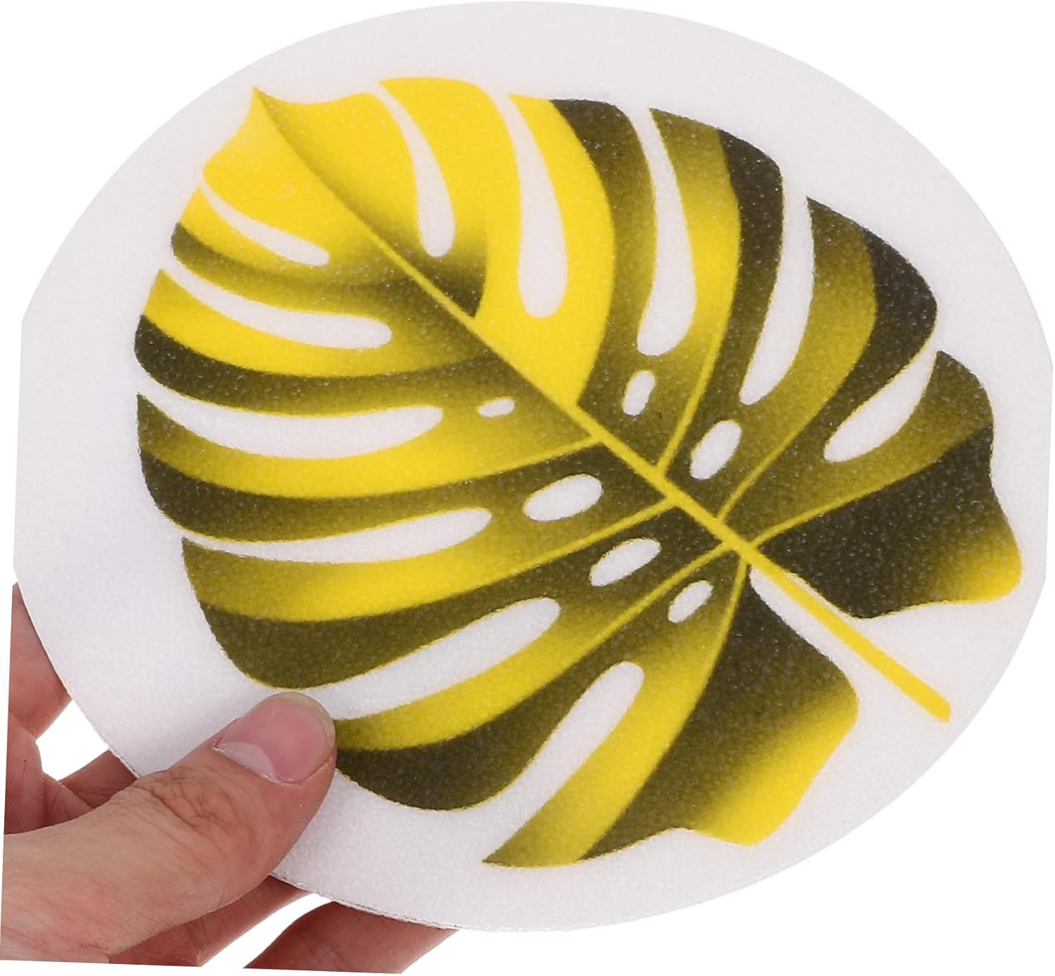 HOLIDYOYO Bathtub Stickers Leaf Anti-Slip Decor
