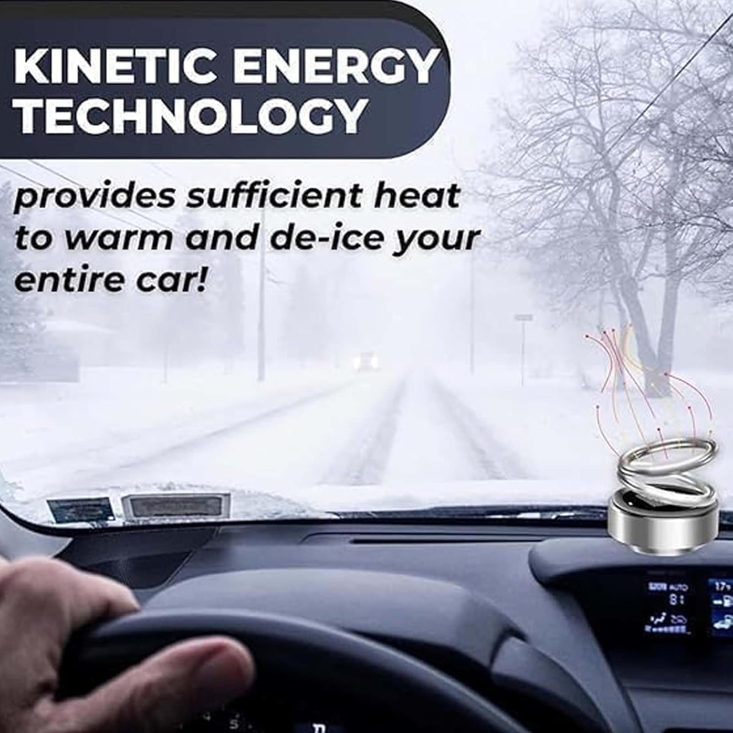 Portable Kinetic Heater for Car and Home