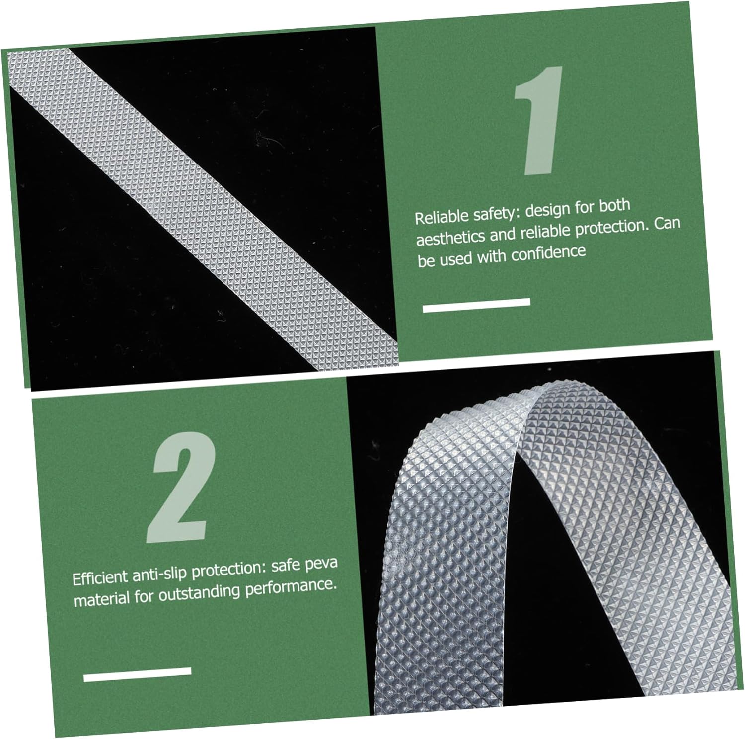 SOLUSTRE Bathroom Anti Slip Strips Decals