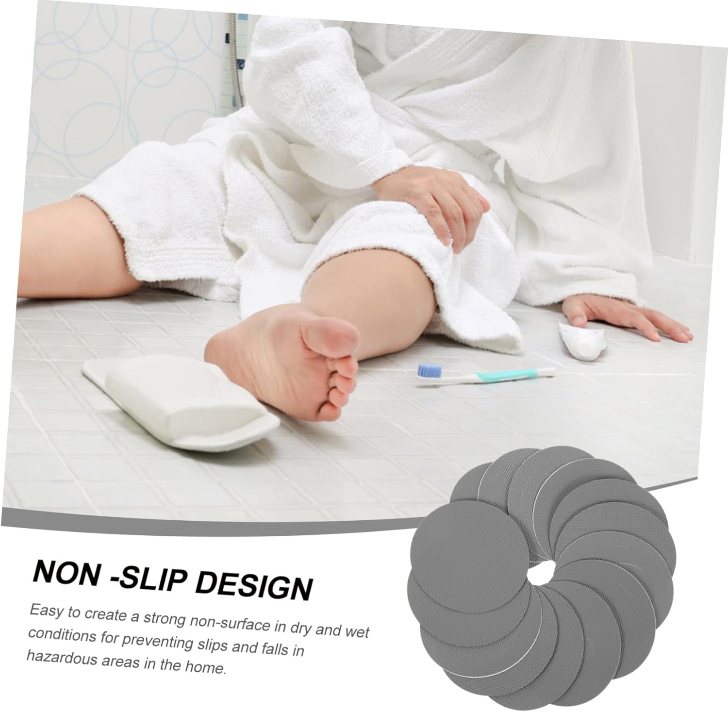 ABOOFAN Non-Slip Bathroom Sticker Set 20 Pieces